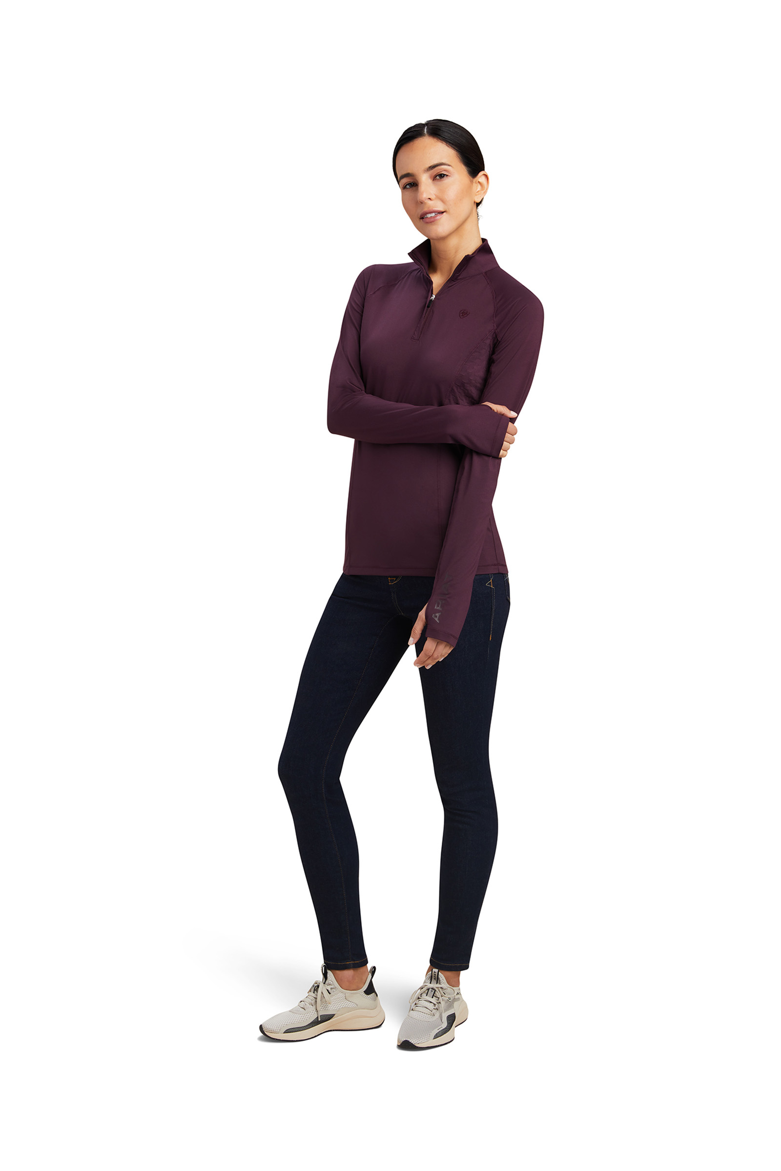 Camiseta de manga larga Ariat Lowell 2.0 1/4 Zip para mujer