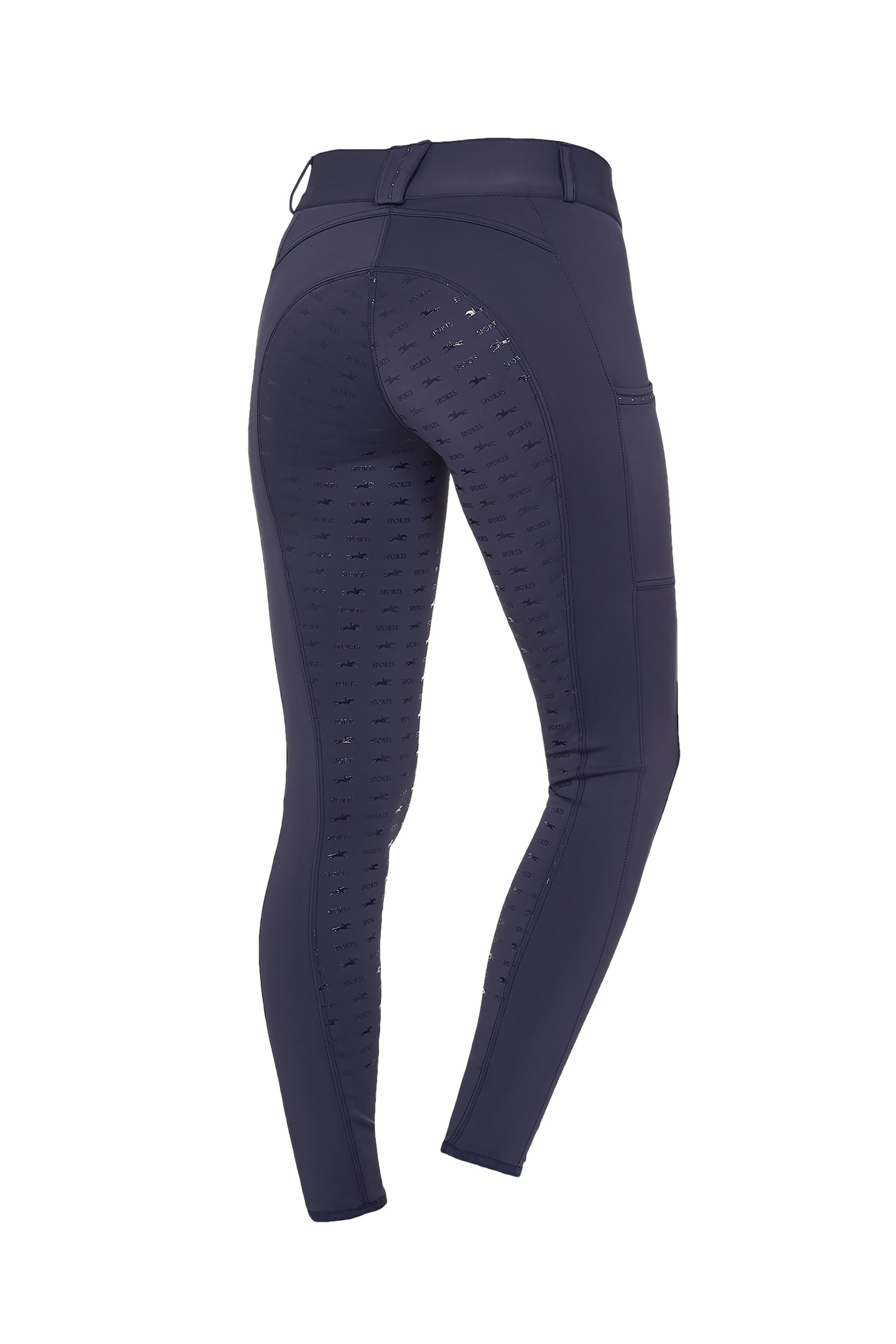 dark blue Pantalones de Montar con Asiento Completo para Mujer Schockemöhle Sports Carla