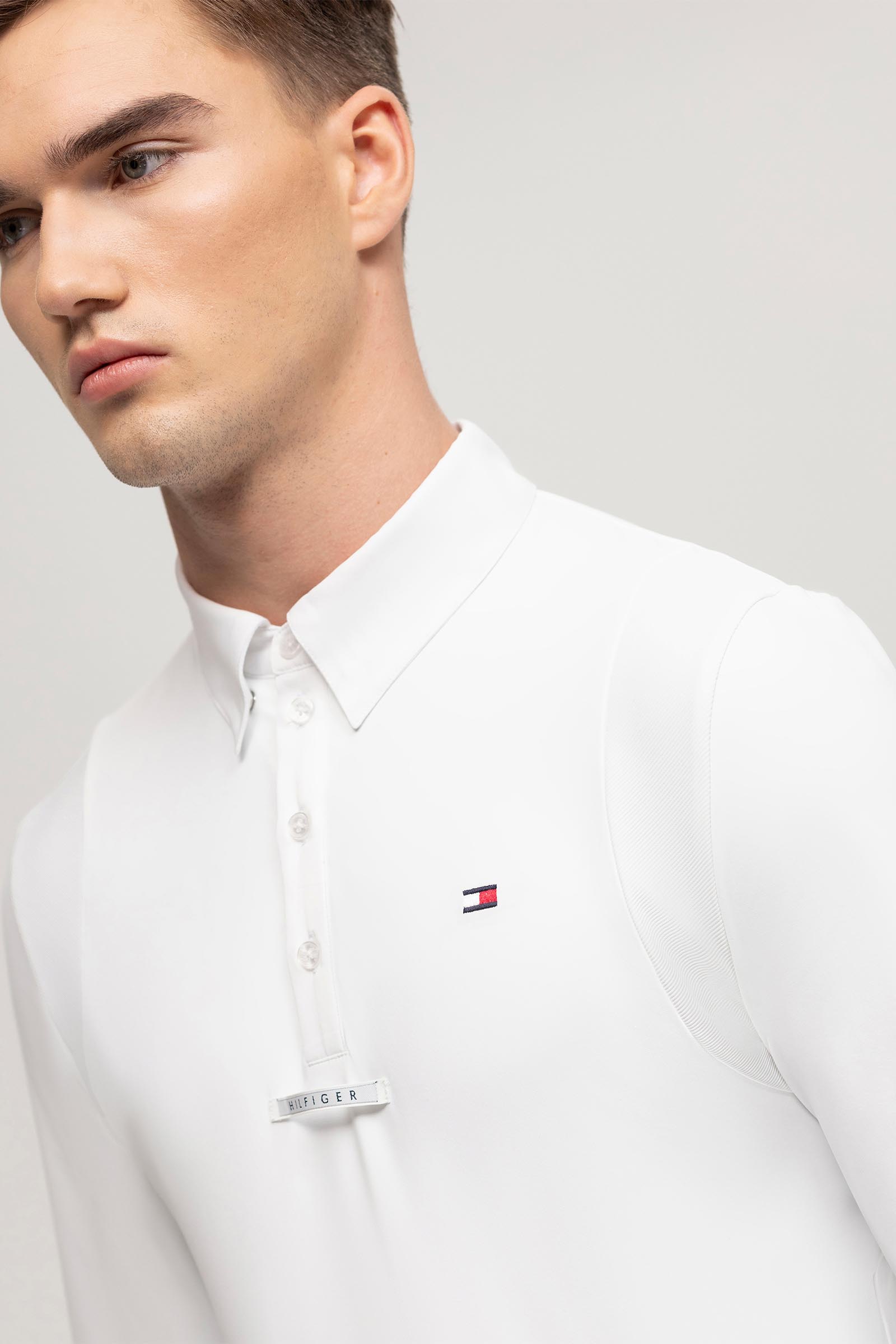 Tommy Hilfiger Equestrian Columbus camisa de concurso para hombre