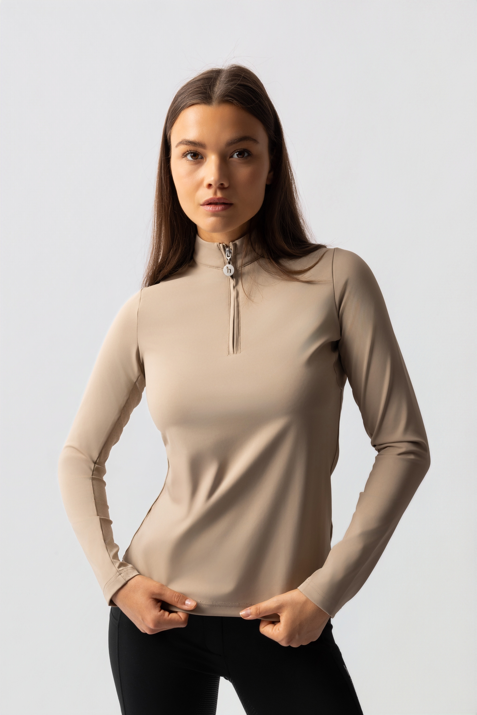 Horze Lilian Camiseta de entrenamiento de manga larga para mujeres