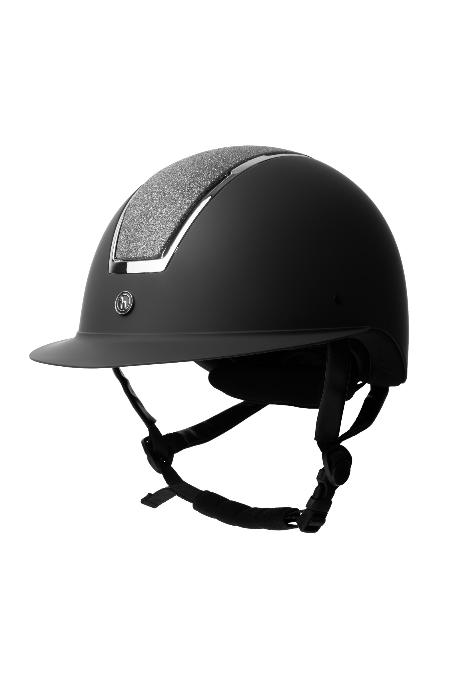 Horze Monarch II Casco de equitación con purpurina metálica