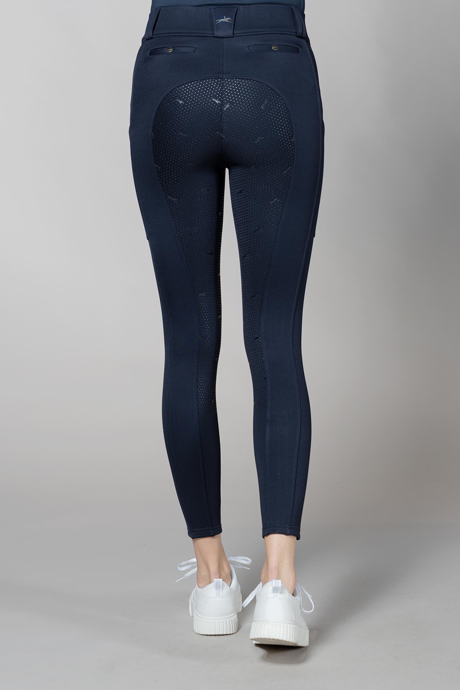 Dark Navy Schockem&ouml;hle Sports SPDorina Full Seat Riding Tights Style