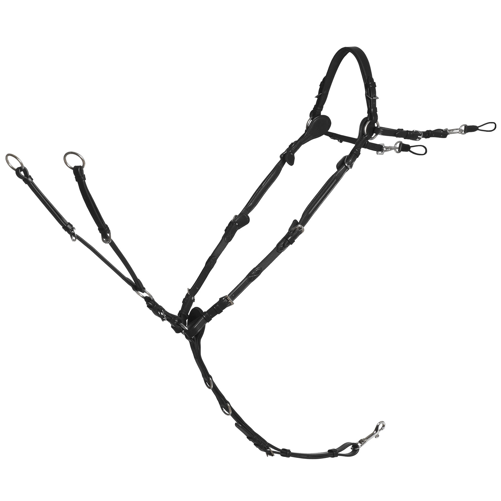 Black/Silver Collar de pecho Schockemöhle Sports Sevilla Select