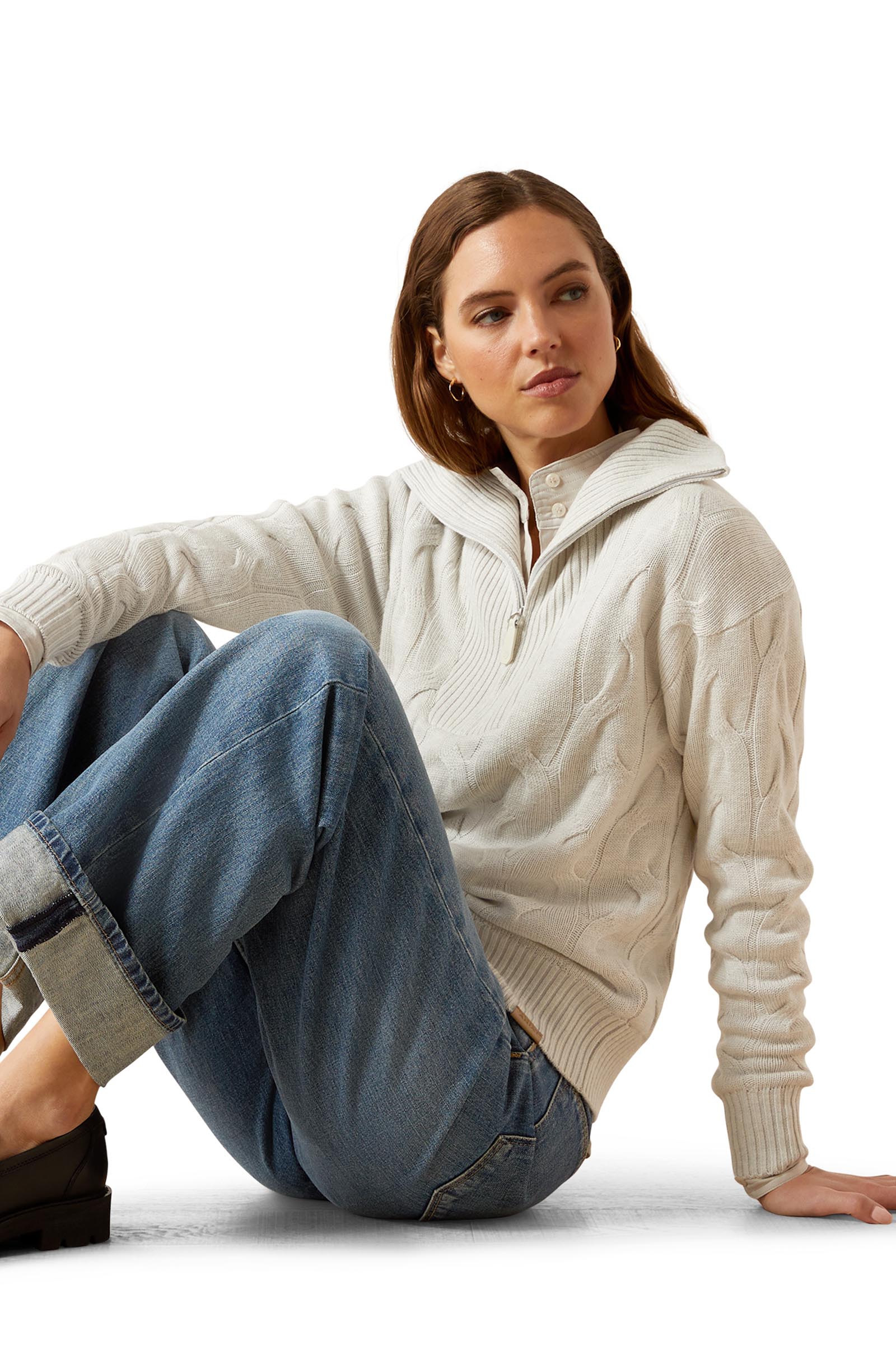 Ariat Alamere Jersey para mujer con cremallera 1/2