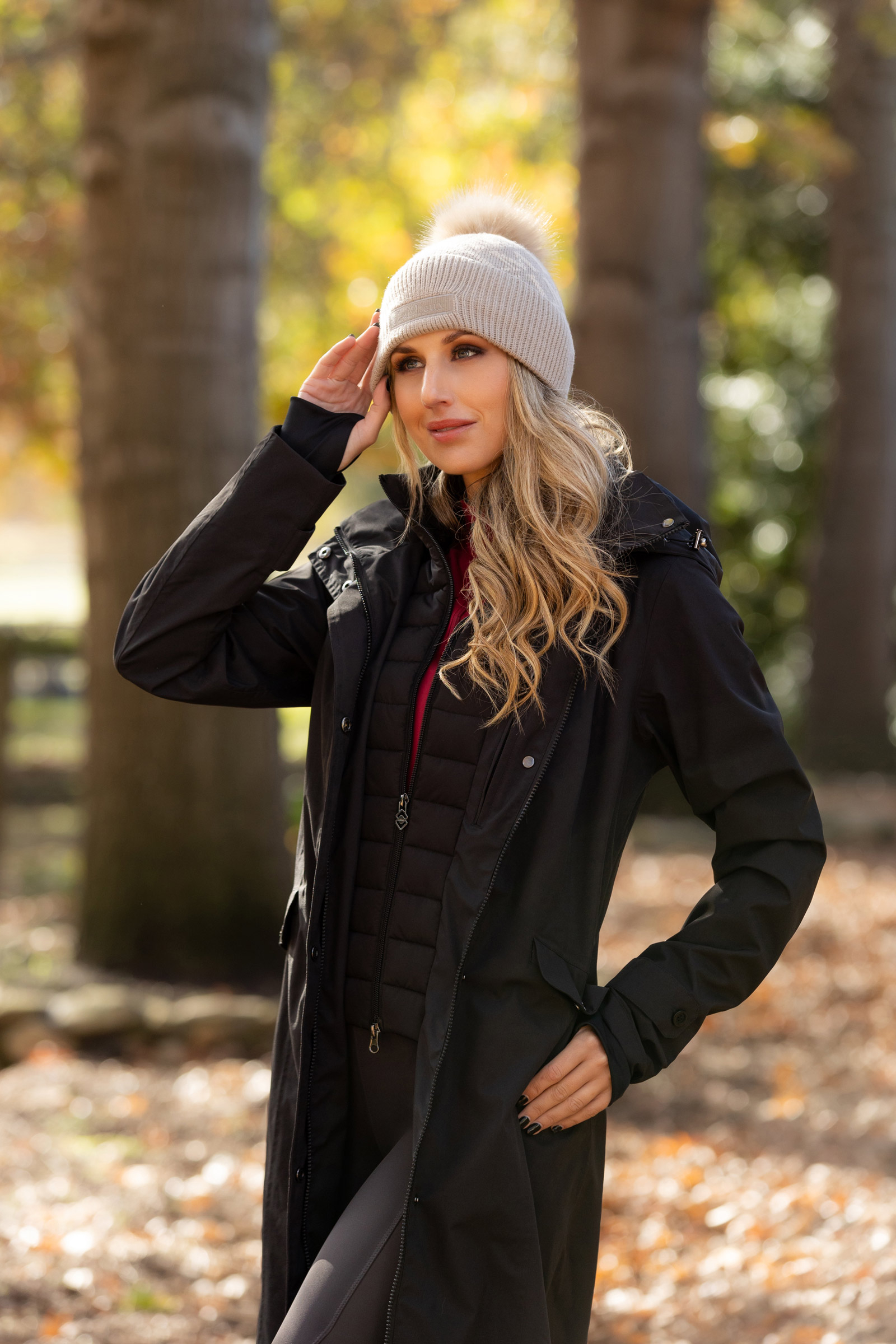 LeMieux Amelie abrigo de equitaci&oacute;n impermeable y ligero para mujer