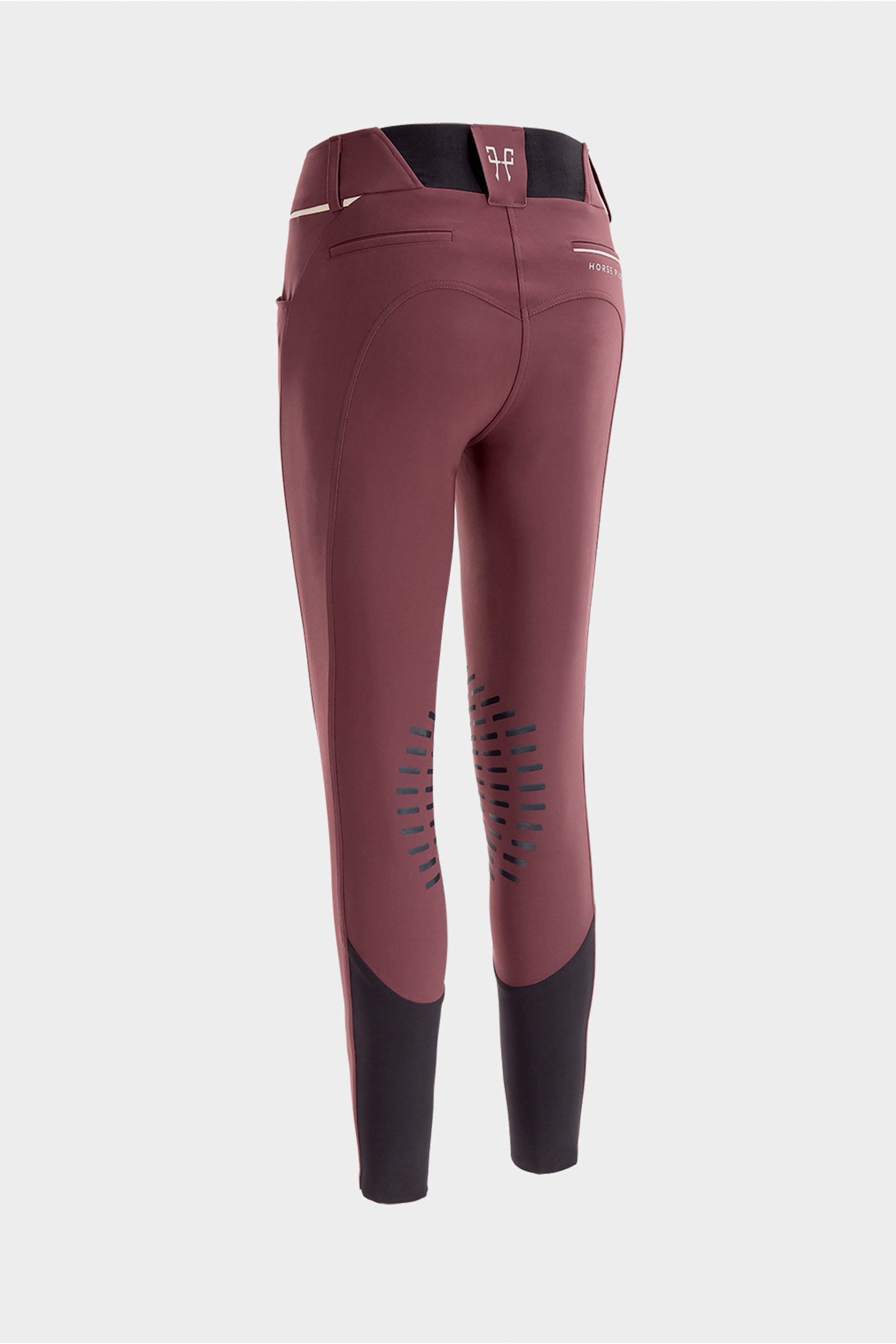 Burgundy Horse Pilot X-Design pantalones de montar para mujer
