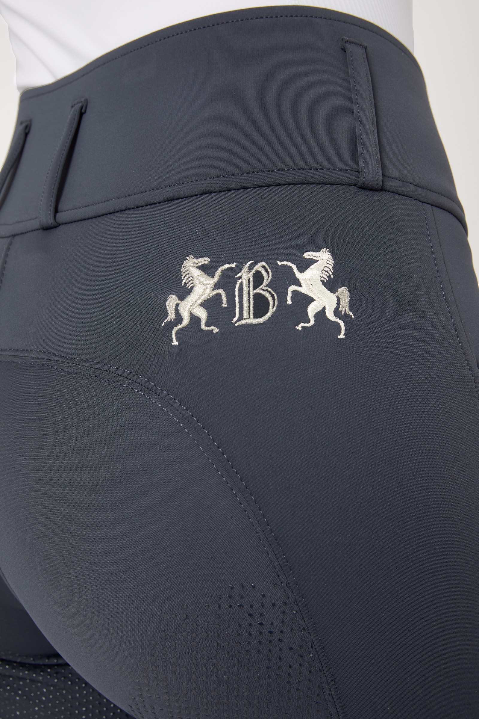 B Vertigo pantalones de equitaci&oacute;n para mujer Meghan de cintura alta con asiento completo UPF 50+