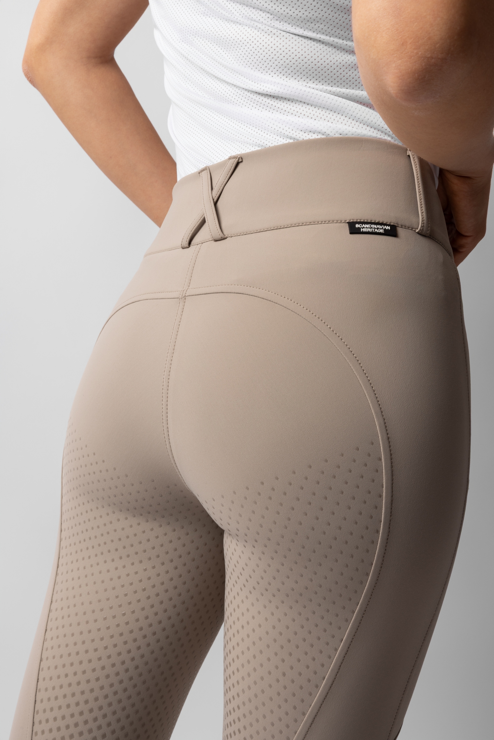 Horze Grand Prix Pro Pantalones de montar para mujer con asiento completo UPF 50+