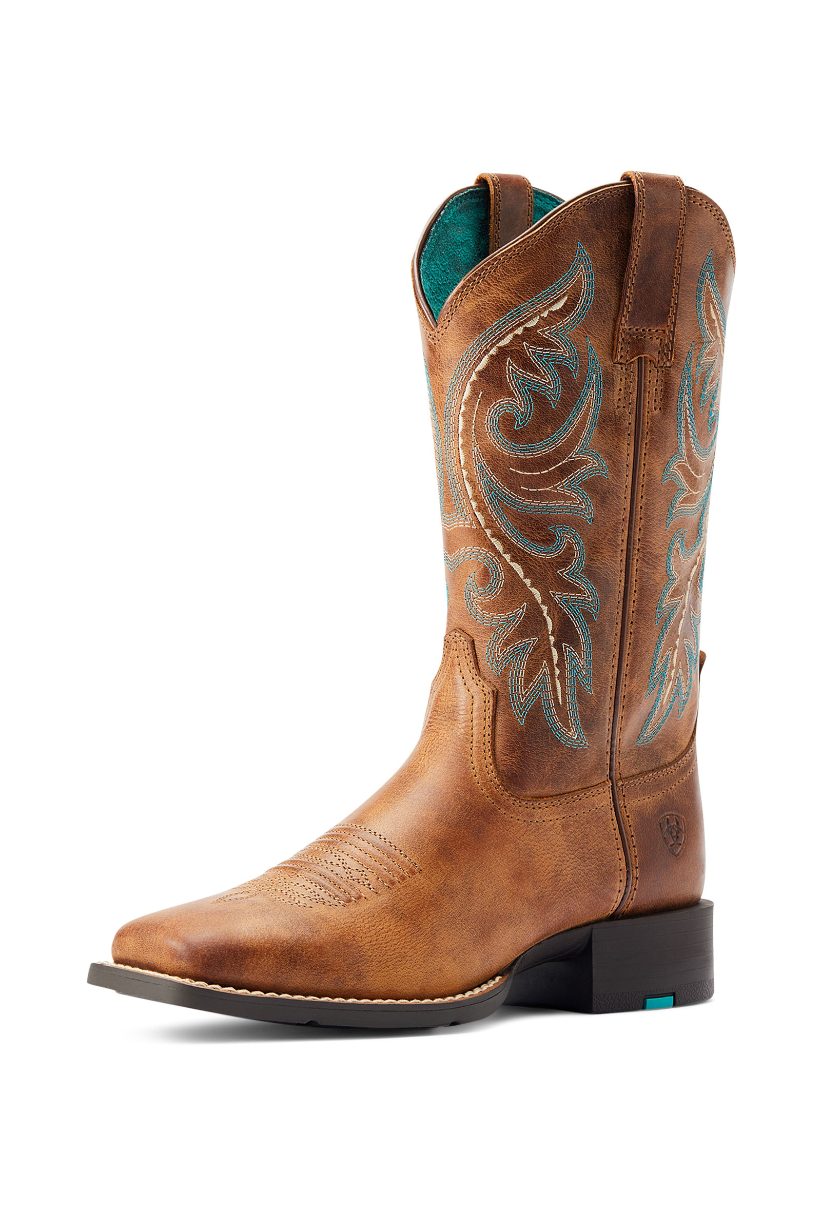 Ariat Round Up botas western para mujer con cremallera trasera
