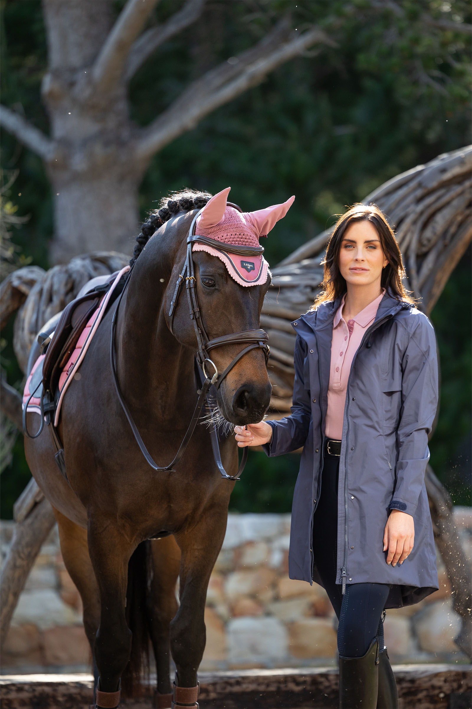 LeMieux Chaqueta Larga de Lluvia para Mujer Grace