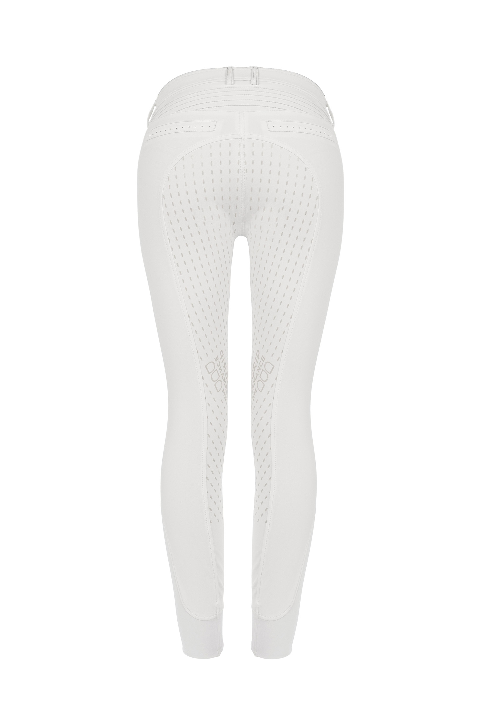 White Pantalones de Montar con Asiento Completo para Niños Cavallo CavalCalima Grip