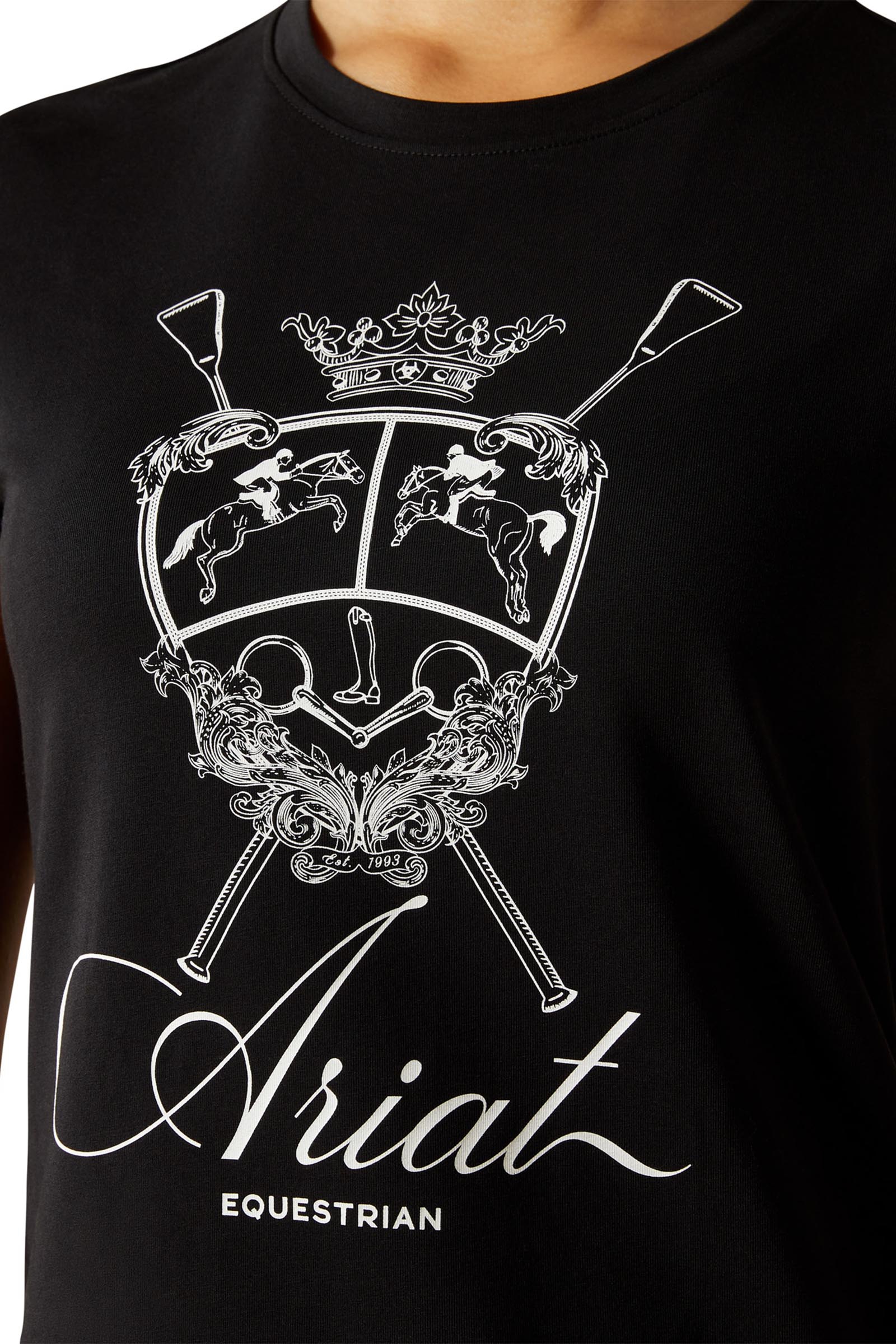 Ariat Ritzy Logo camiseta de manga corta para ni&ntilde;os