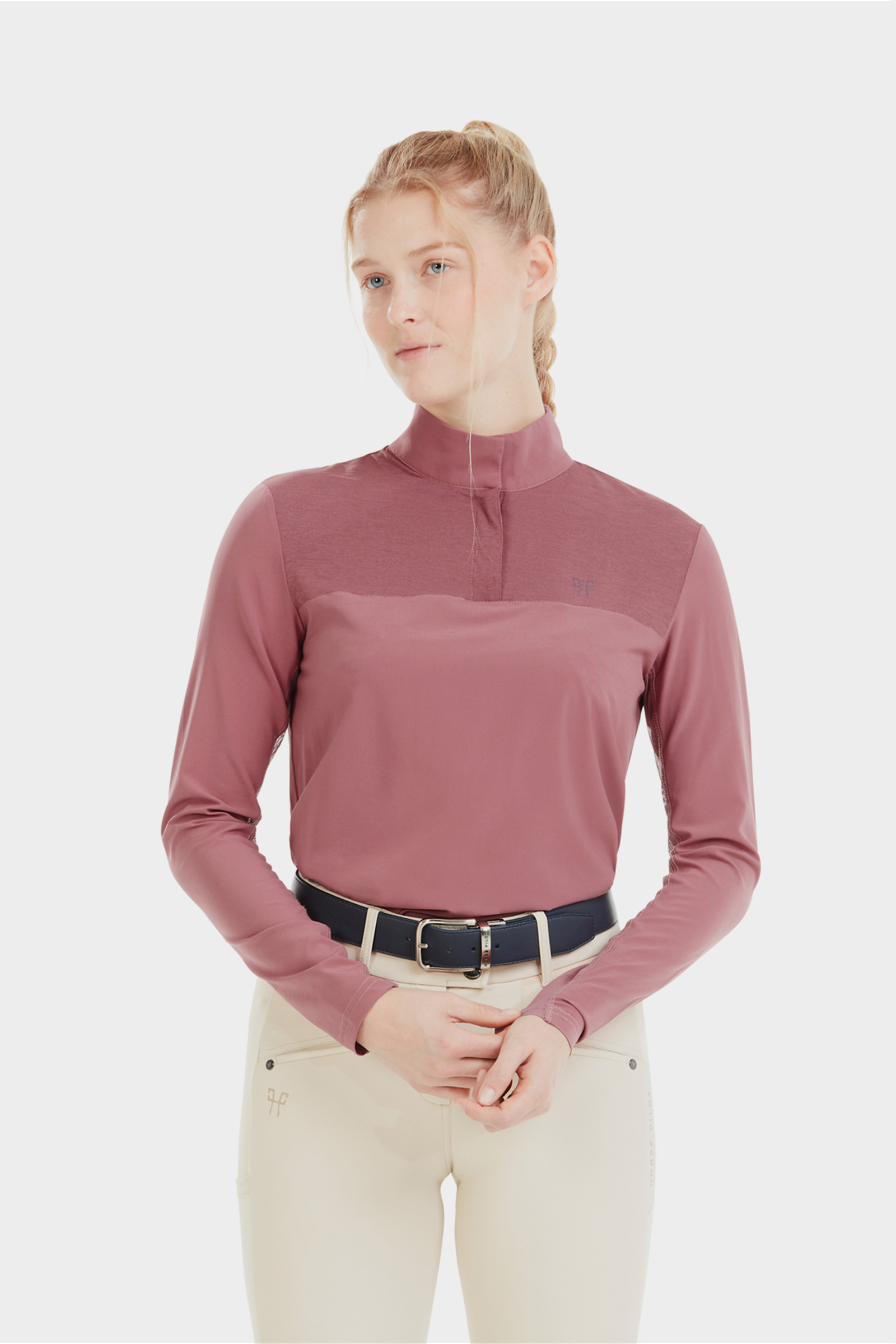 Dark Pink Horse Pilot Sunrise Camisa de mujer