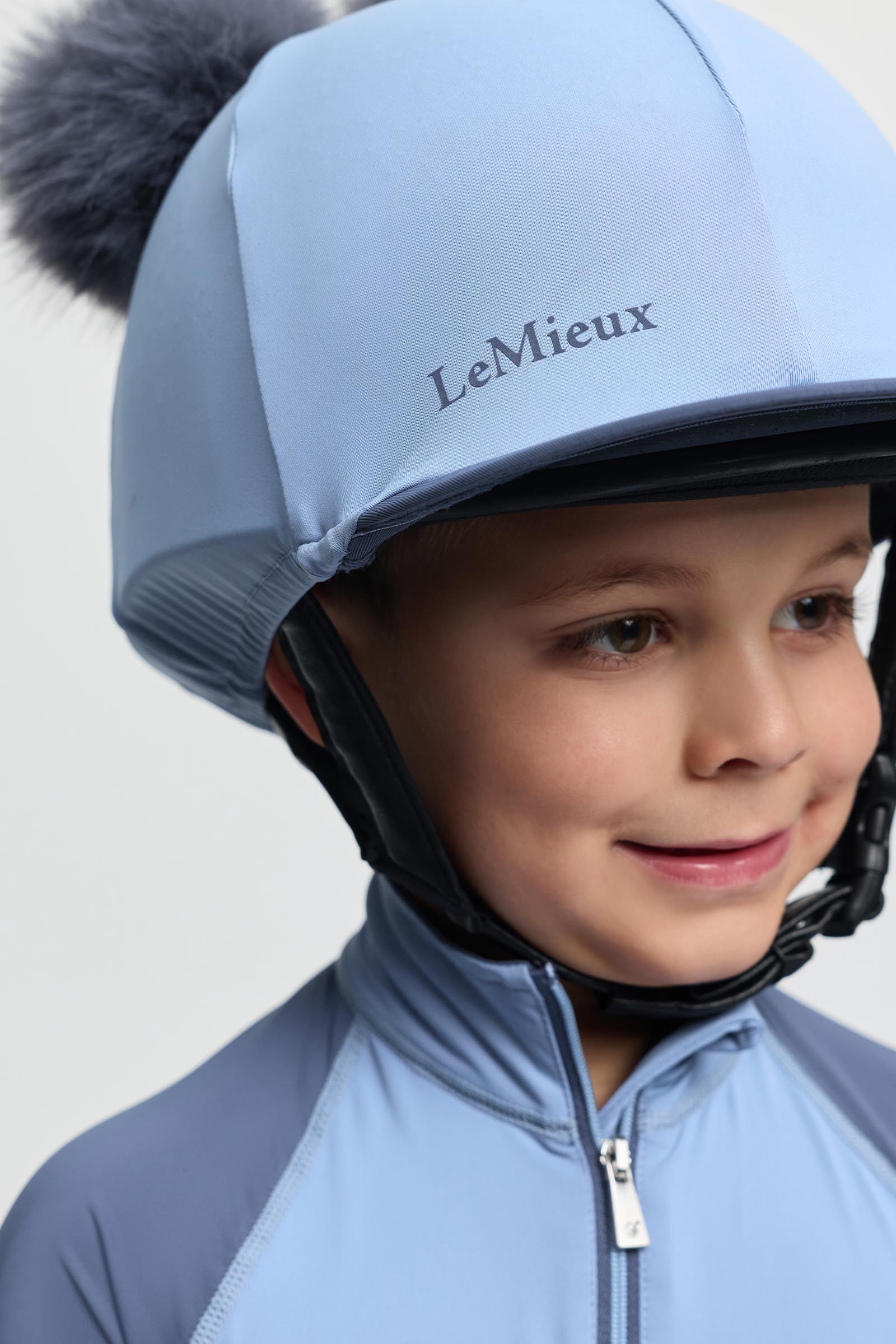 LeMieux Mini funda para casco con doble pomp&oacute;n