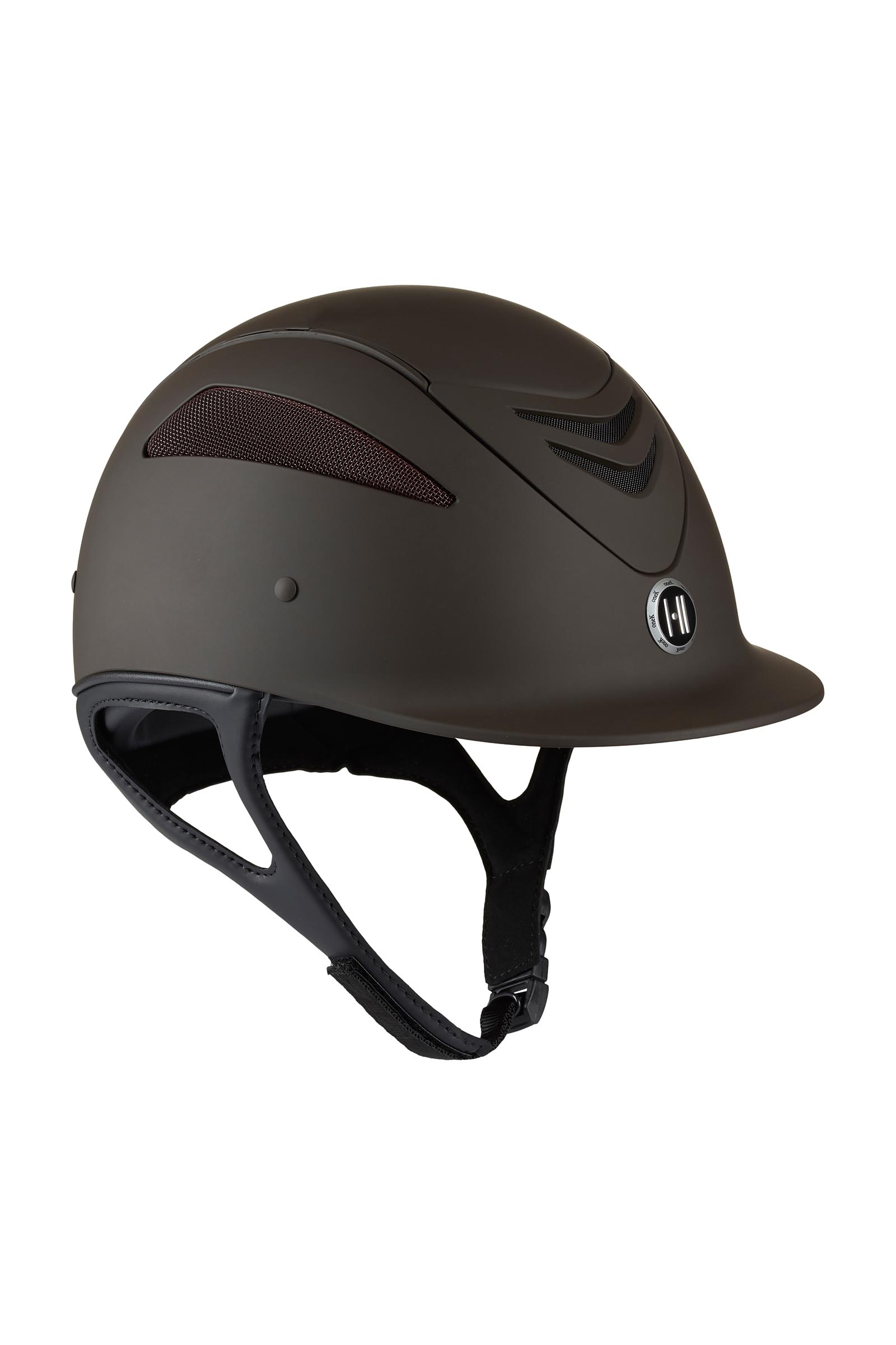 Brown Casco de Equitación Pro Mate OneK Defender