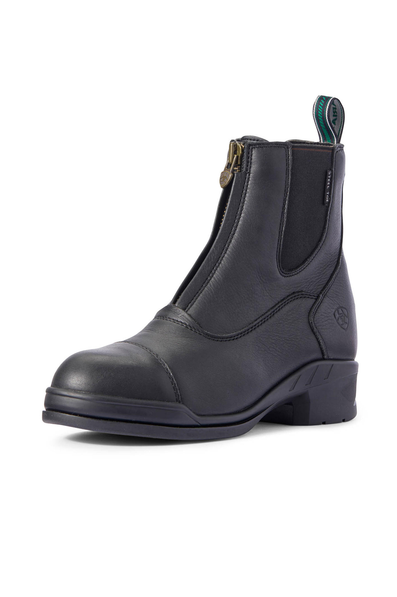 Ariat Heritage IV Steel Toe Zip Botines de seguridad impermeables para mujer
