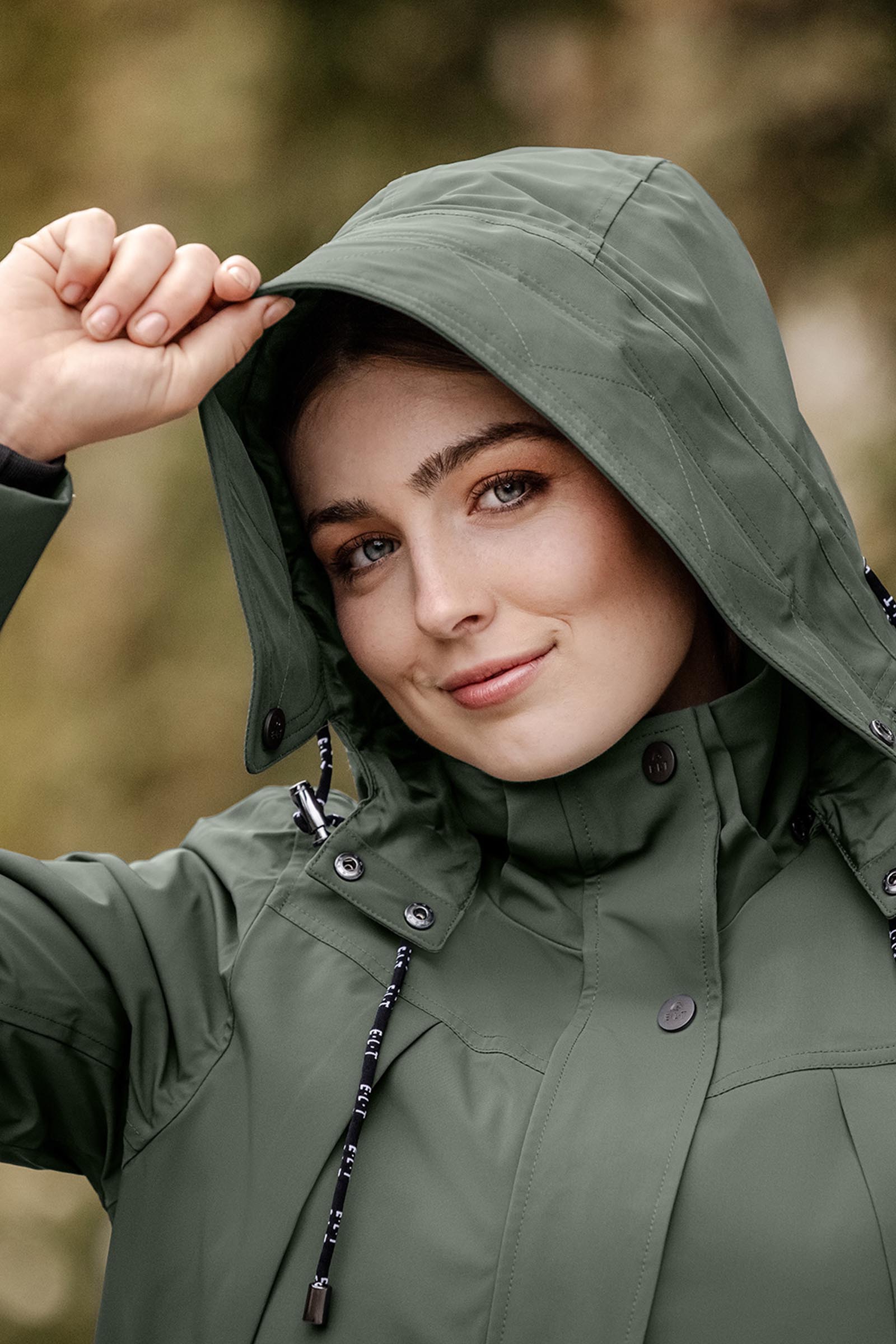 ELT Ontario Abrigo de equitaci&oacute;n de invierno para mujeres