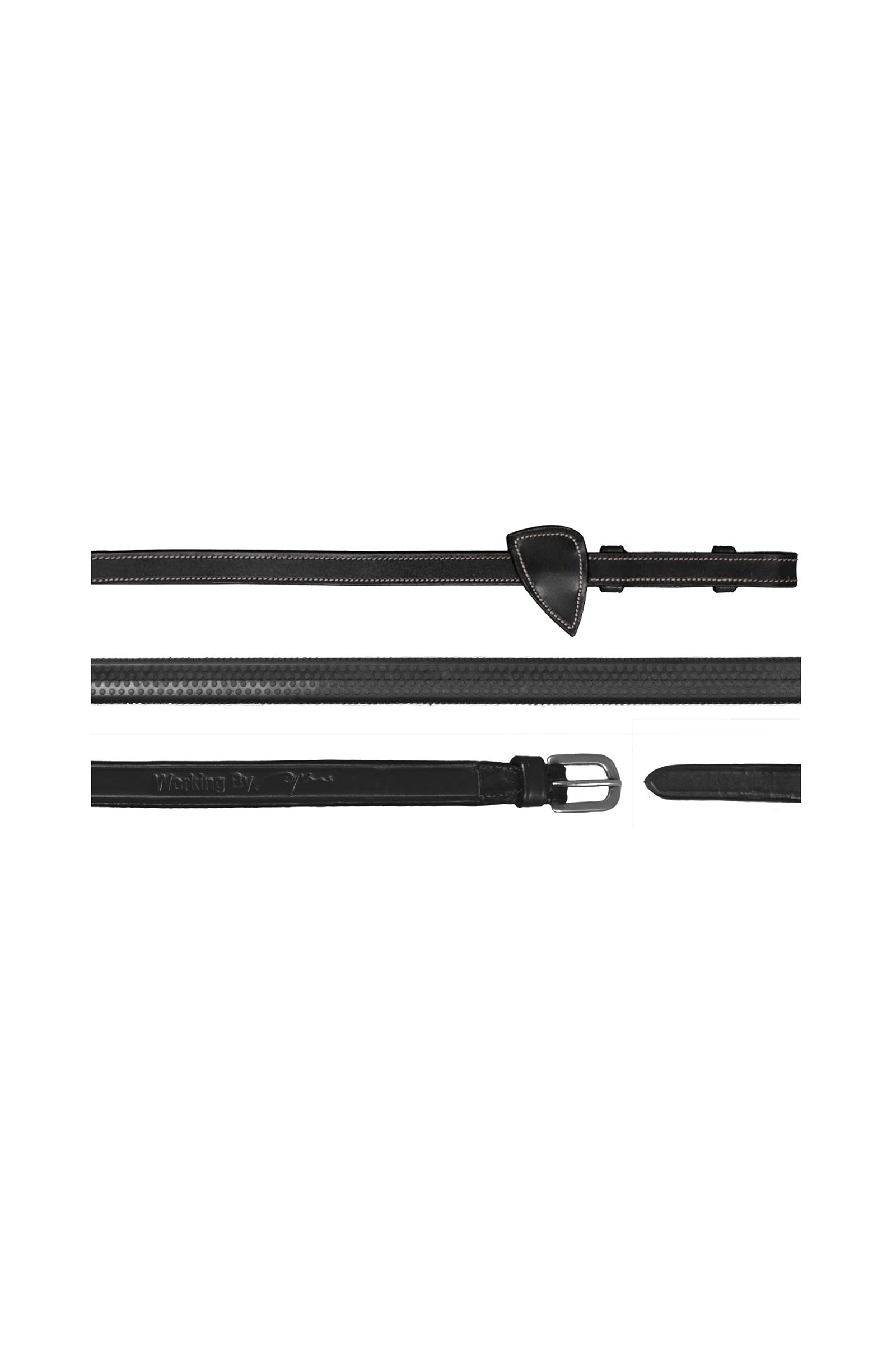 Black Dy'on Working riendas de goma (13 mm)