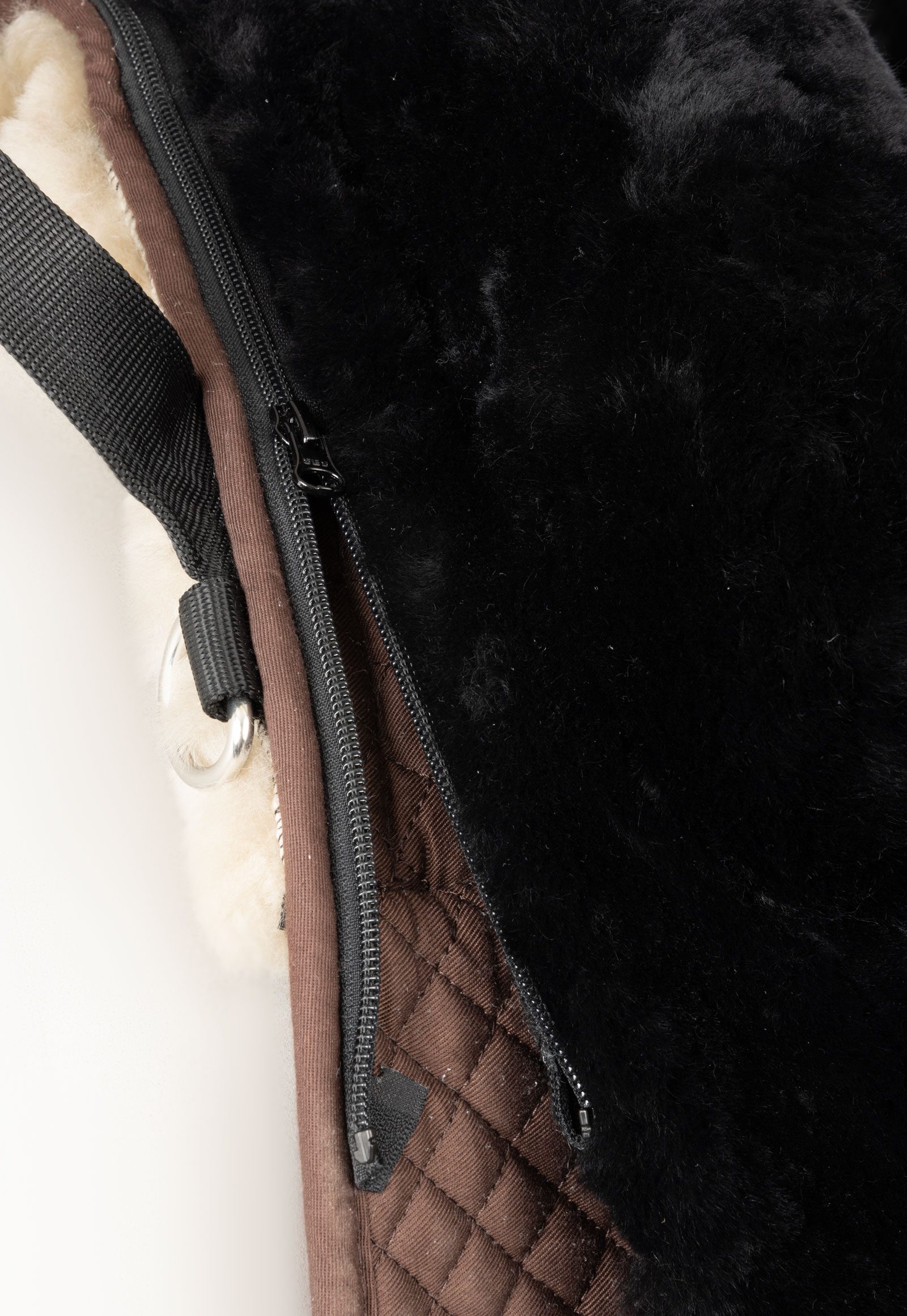 Horze almohadilla para montar de piel de oveja