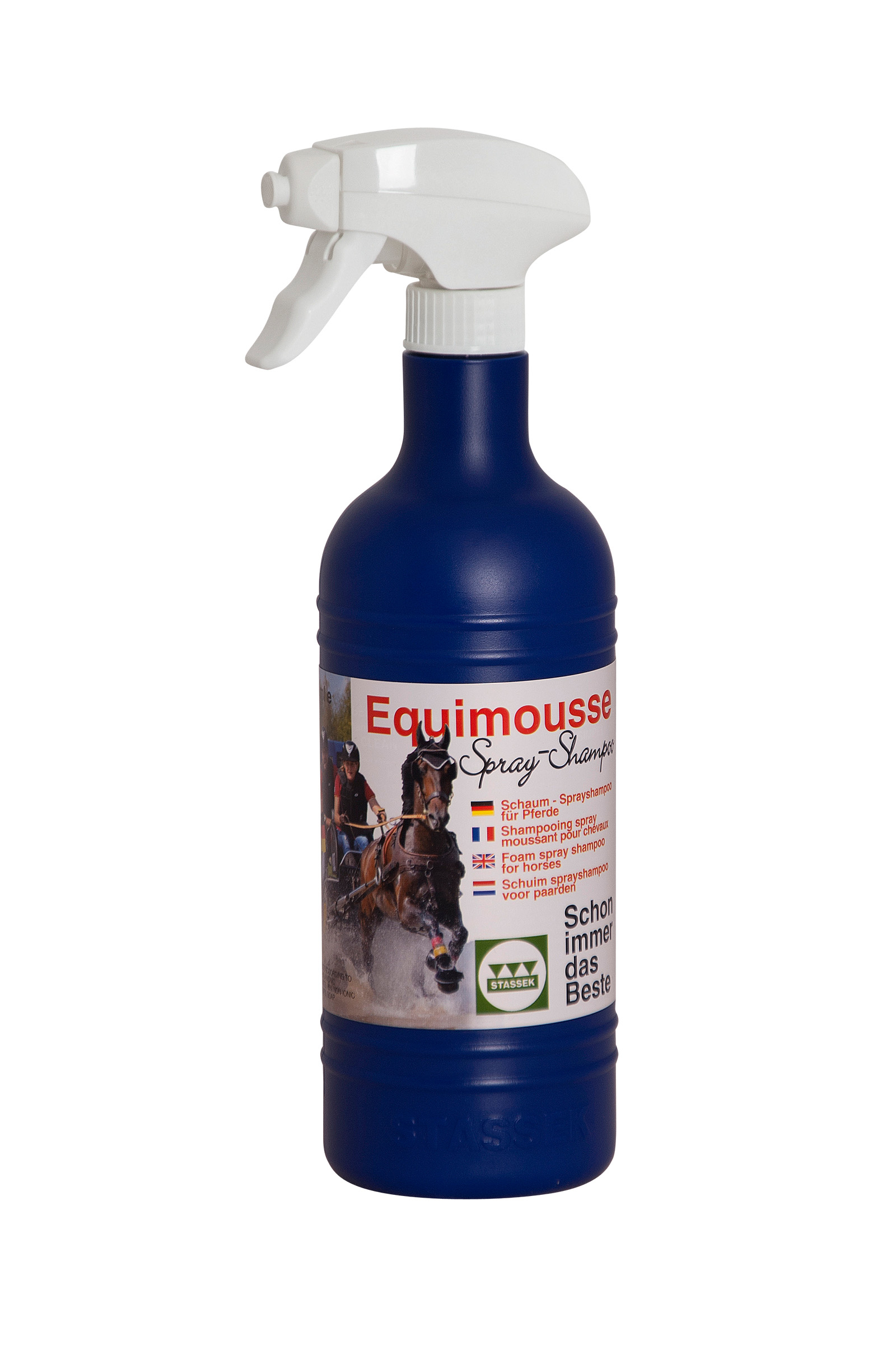 Stassek Equimousse Espuma Spray Champú, 750 ml