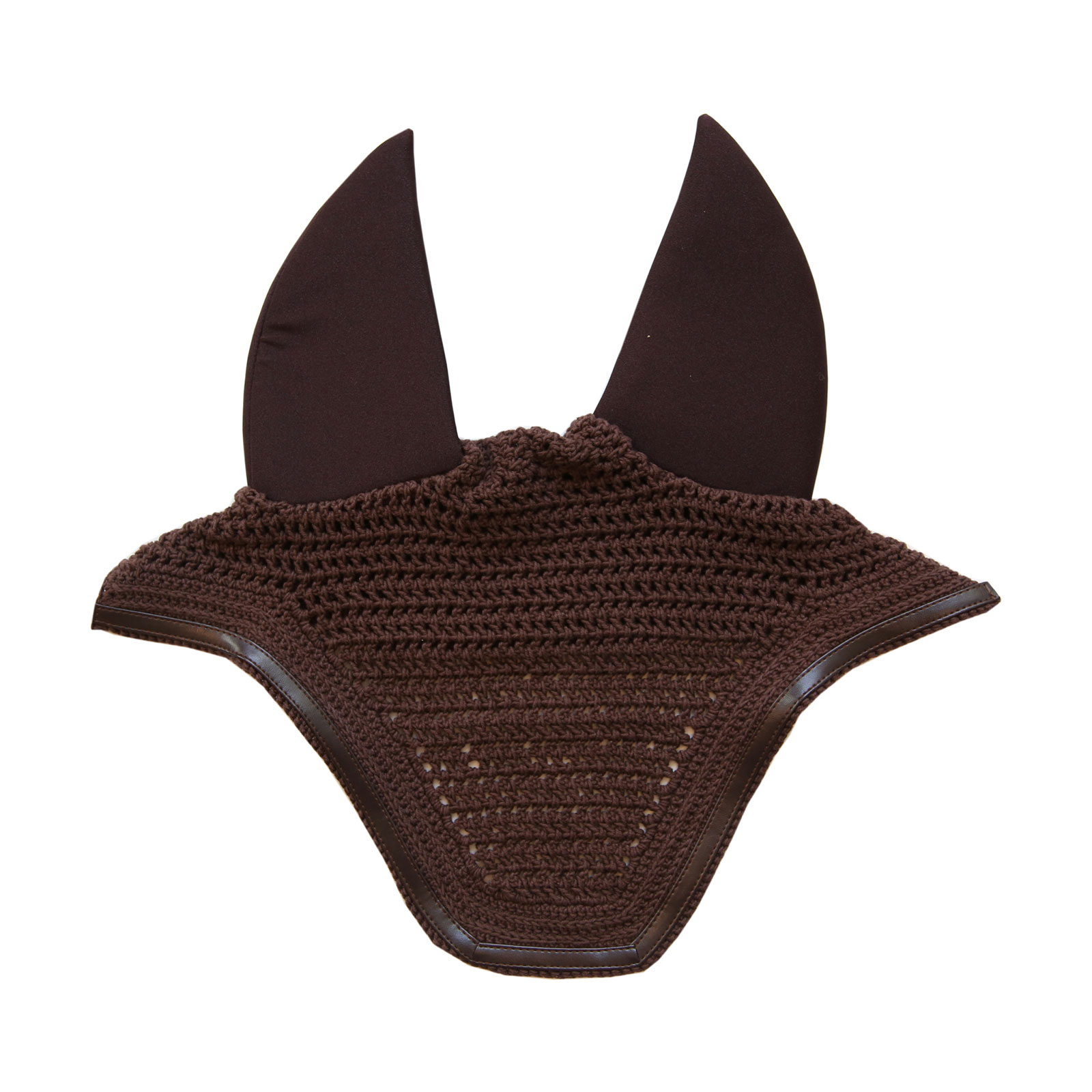 Brown Kentucky Horsewear Wellington - Velo de piel sin sonido con mosca