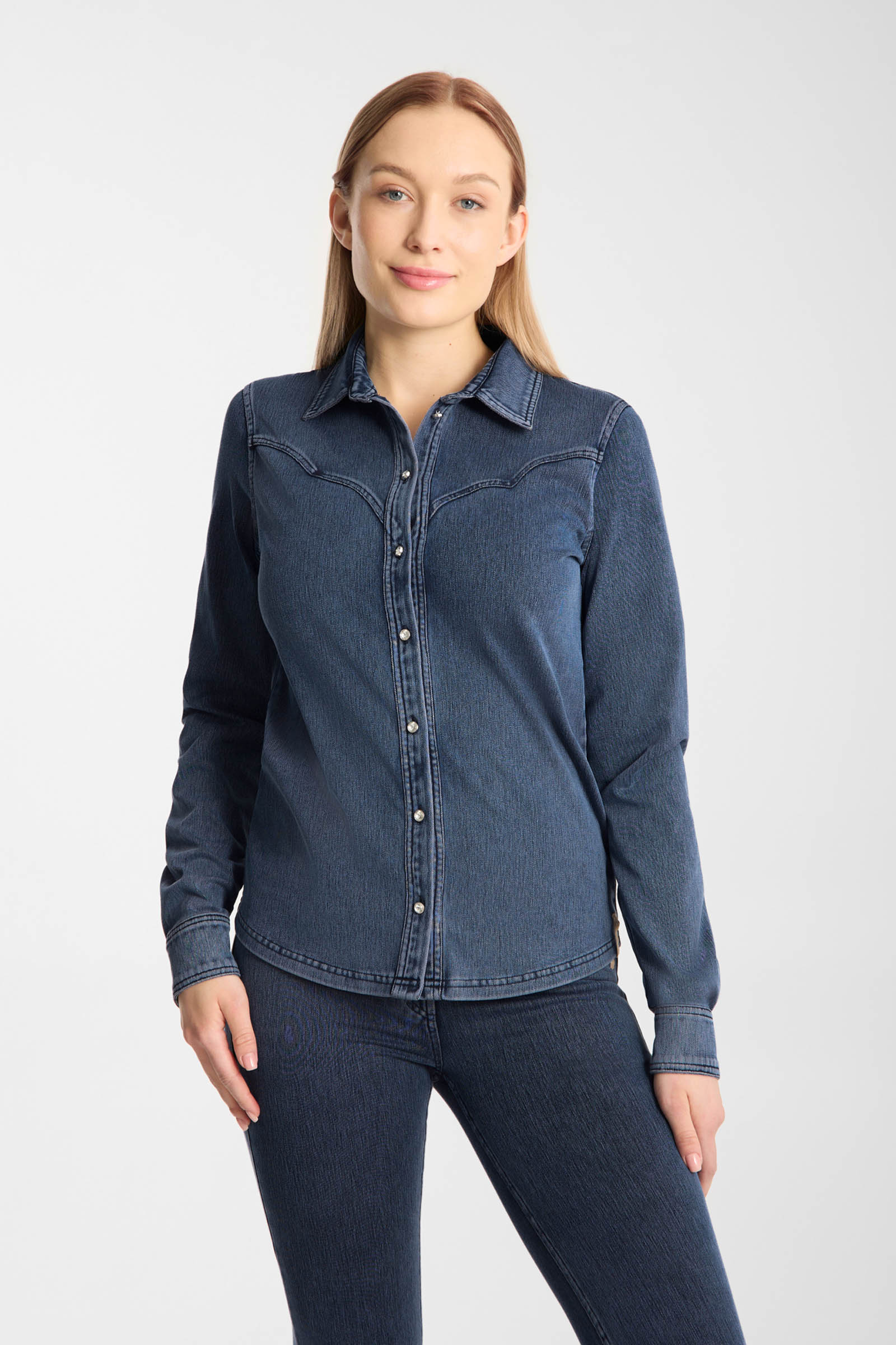 Horze Ulrika camisa western para mujer