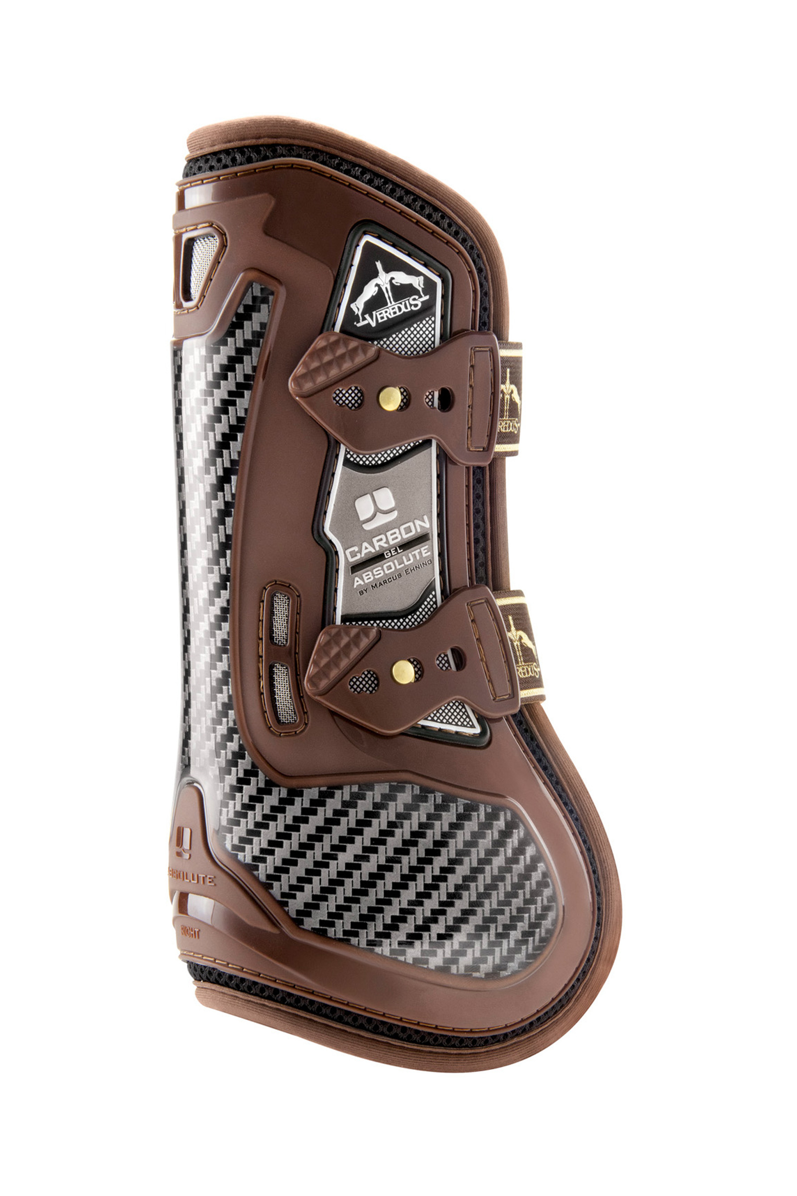 Brown Protectores de Tendón Veredus Carbon Gel Absolute