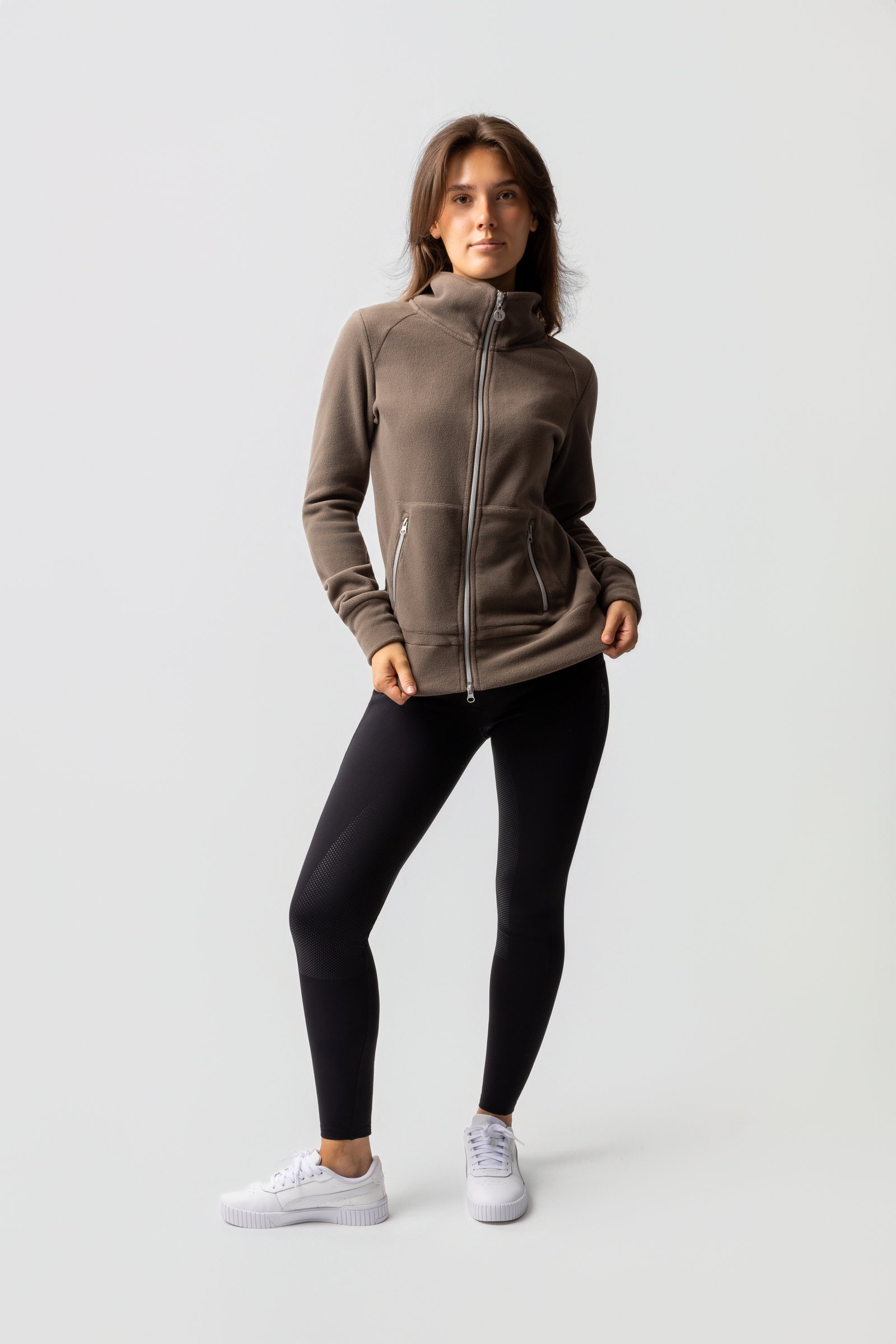 Chaqueta de Equitación Polar para Mujer Horze Ellie