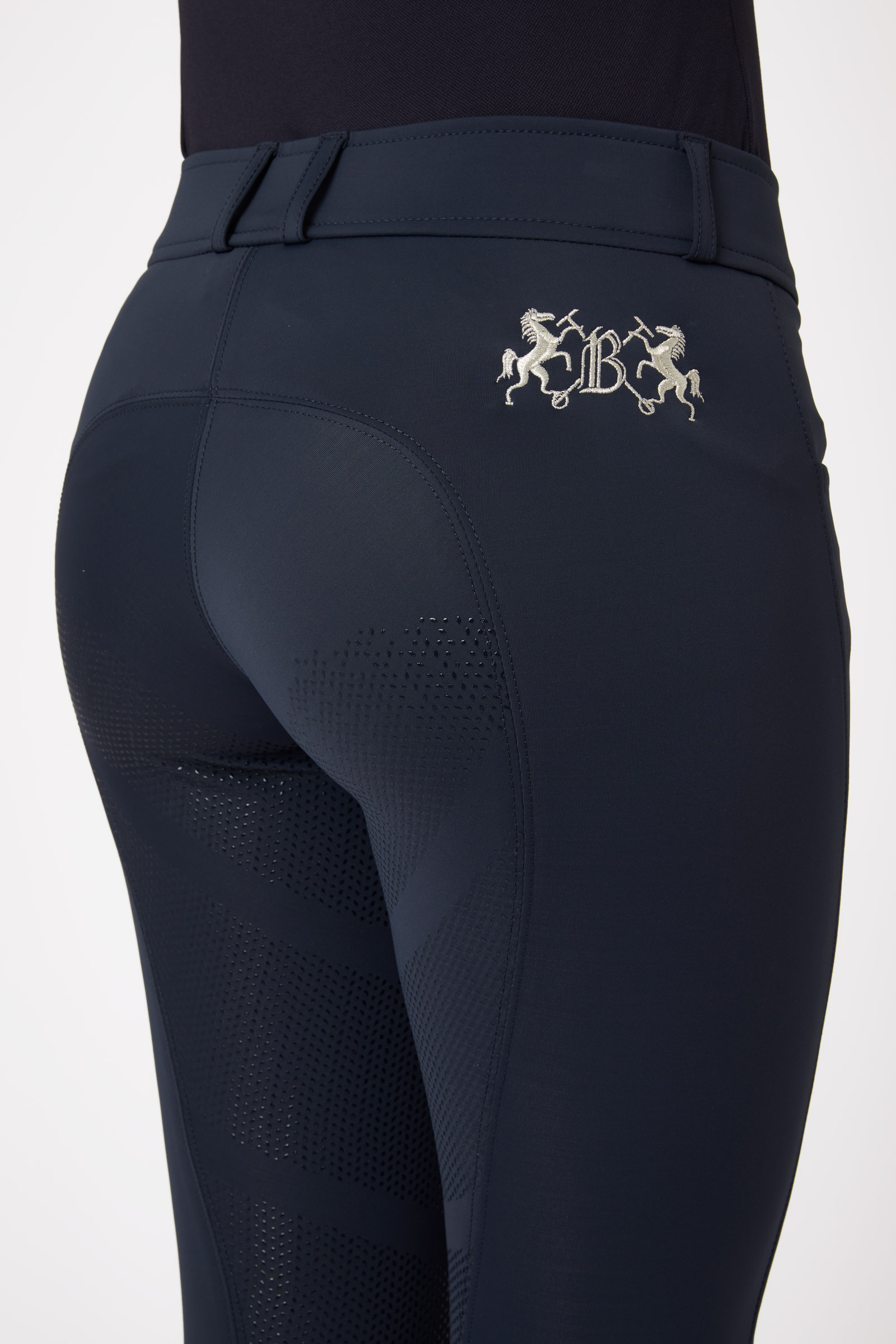Pantalones de Montar con AsientoCompleto de Silicona para Mujer B Vertigo Meghan