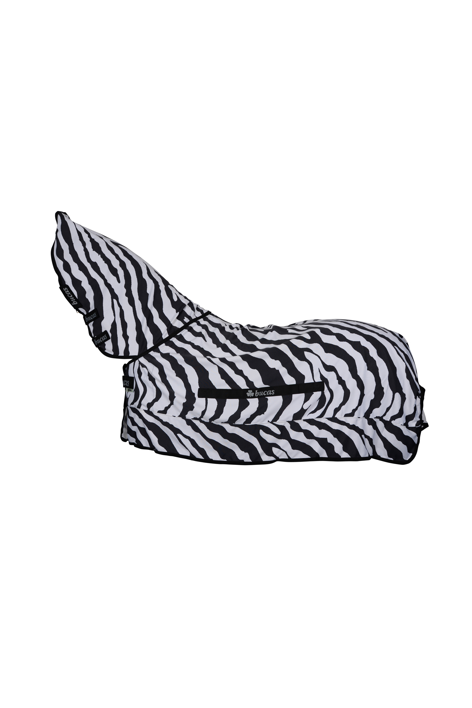 Bucas Sweet-Itch Zebra manta para eccema con cuello fijo