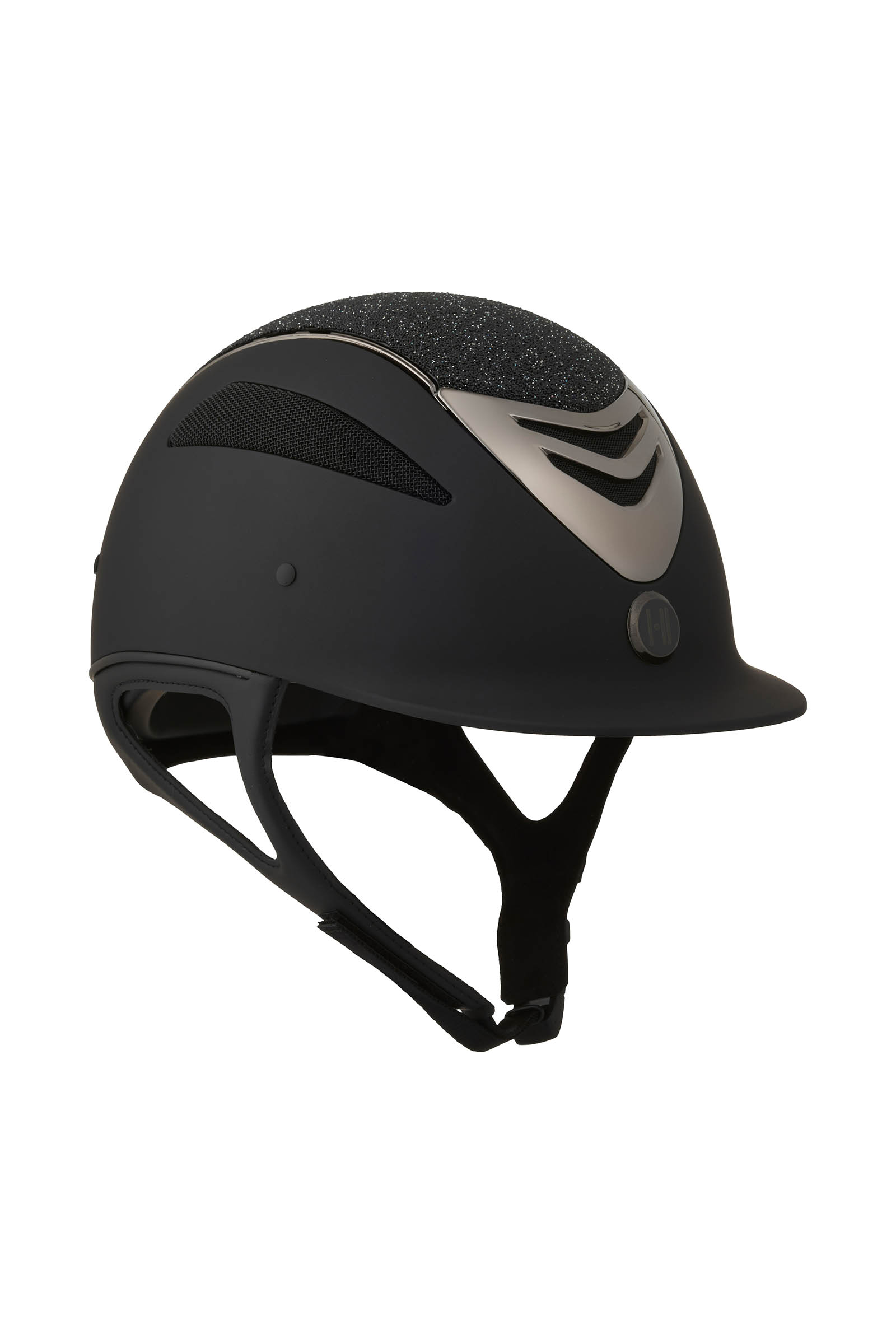Casco de Equitaci&oacute;n Pro Brillo Cromo OneK Defender