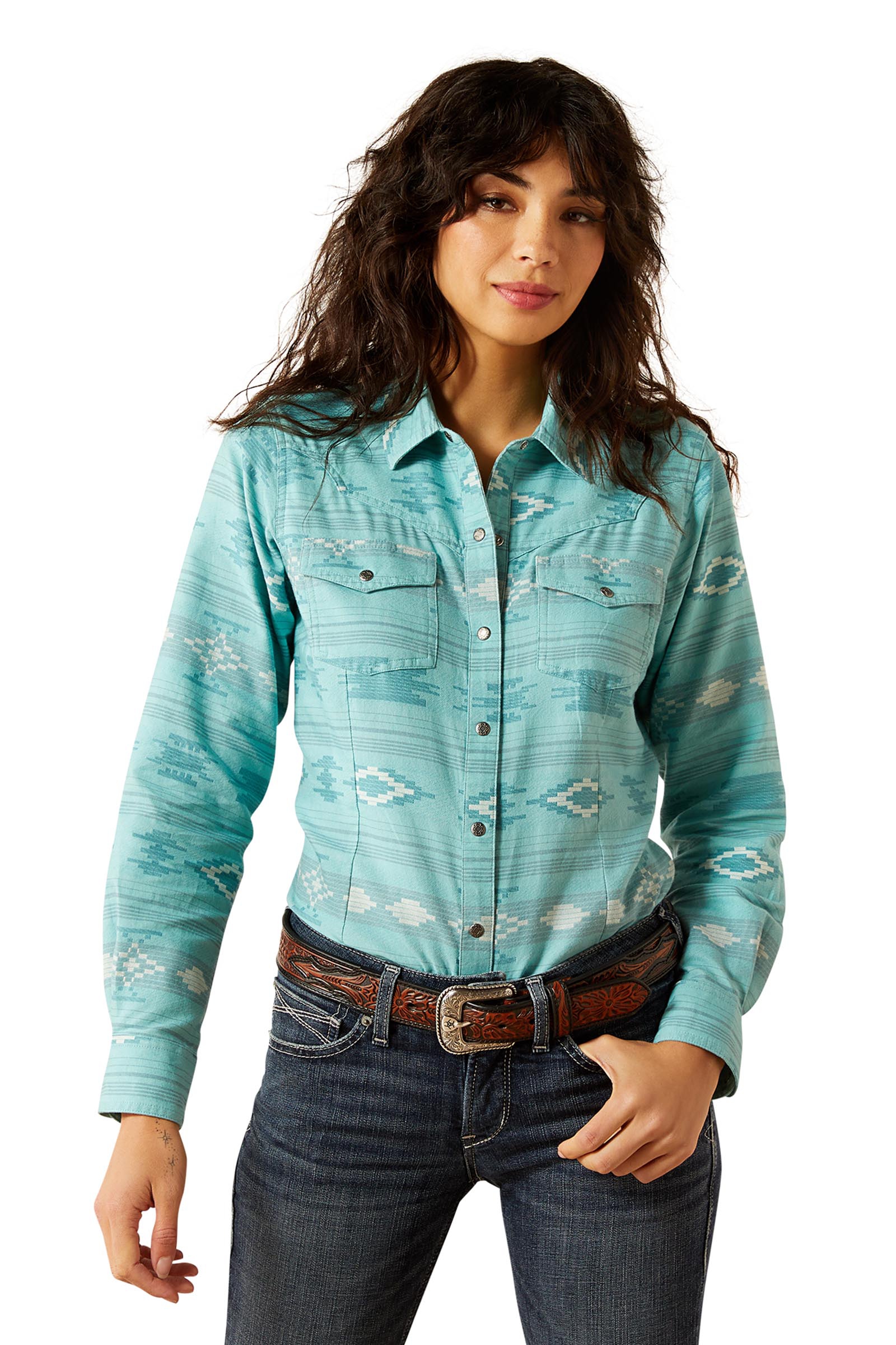 Ariat Montana Camisa western para mujer