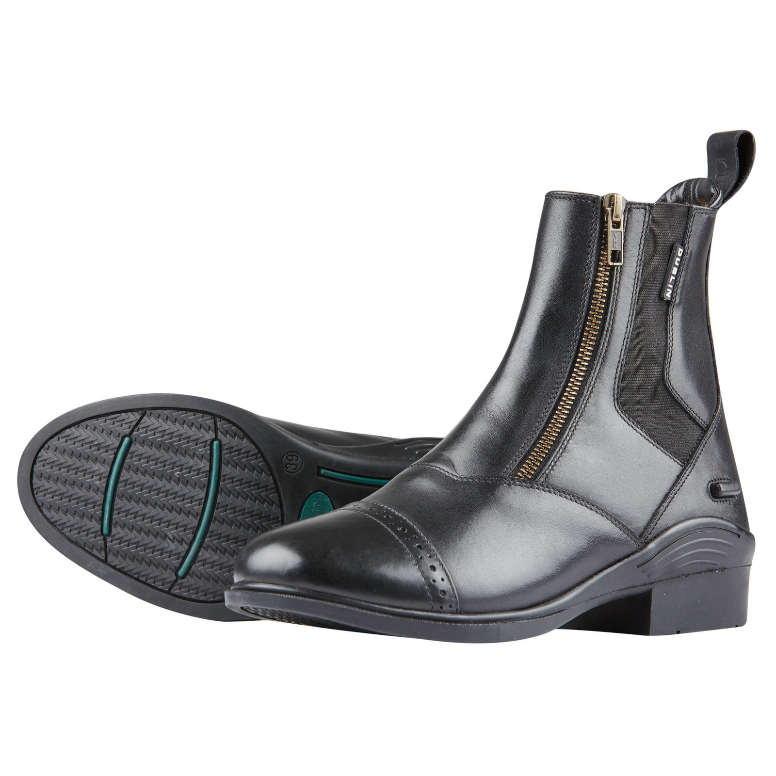 Botas de paddock con doble cremallera delantera Dublin Evolution