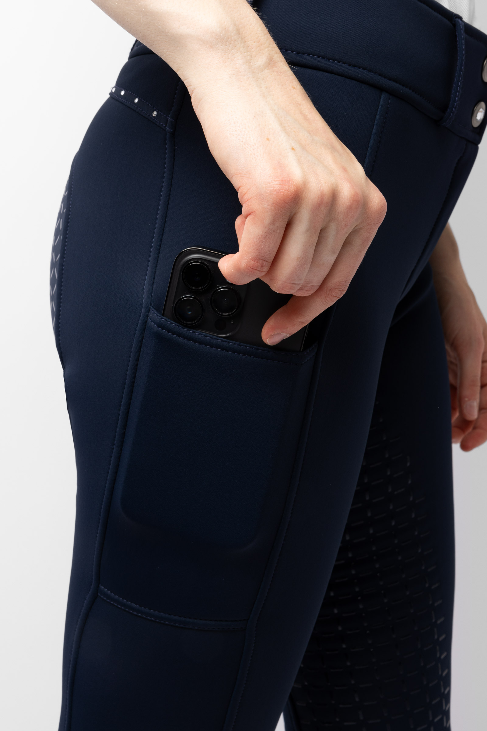 Horze Macy pantalones de montar t&eacute;rmicos con grip completo