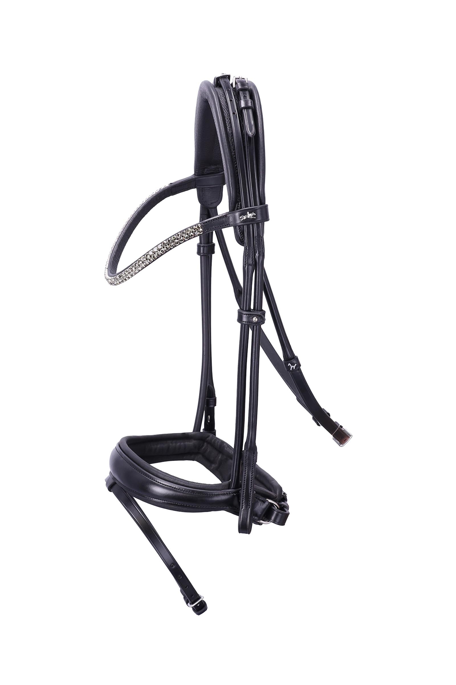 black/silver Schockem&ouml;hle Sports Satchmo Bridle - Isabell Werth Collection