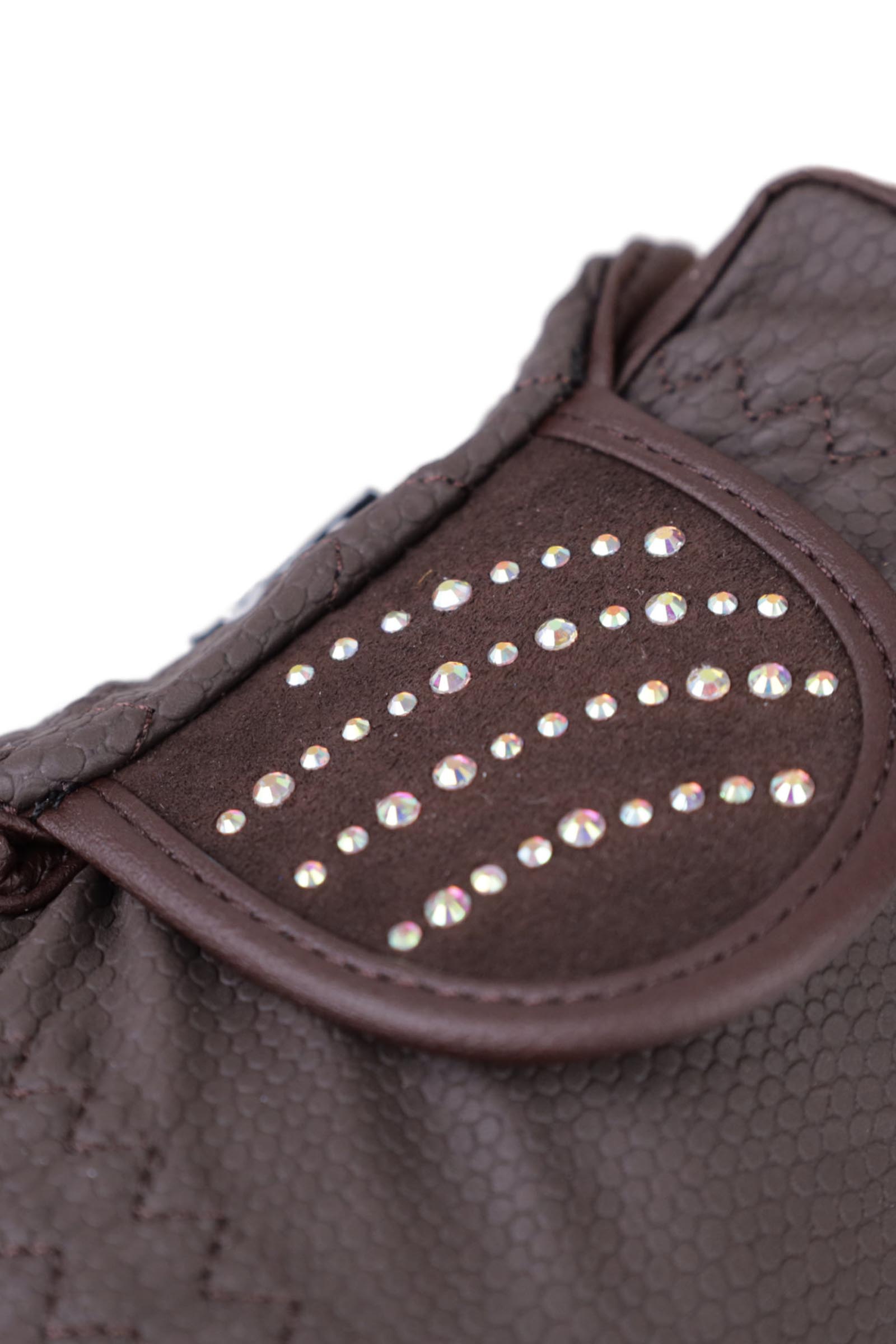 RSL Dubai guantes de equitaci&oacute;n con piedras brillantes adaptativas