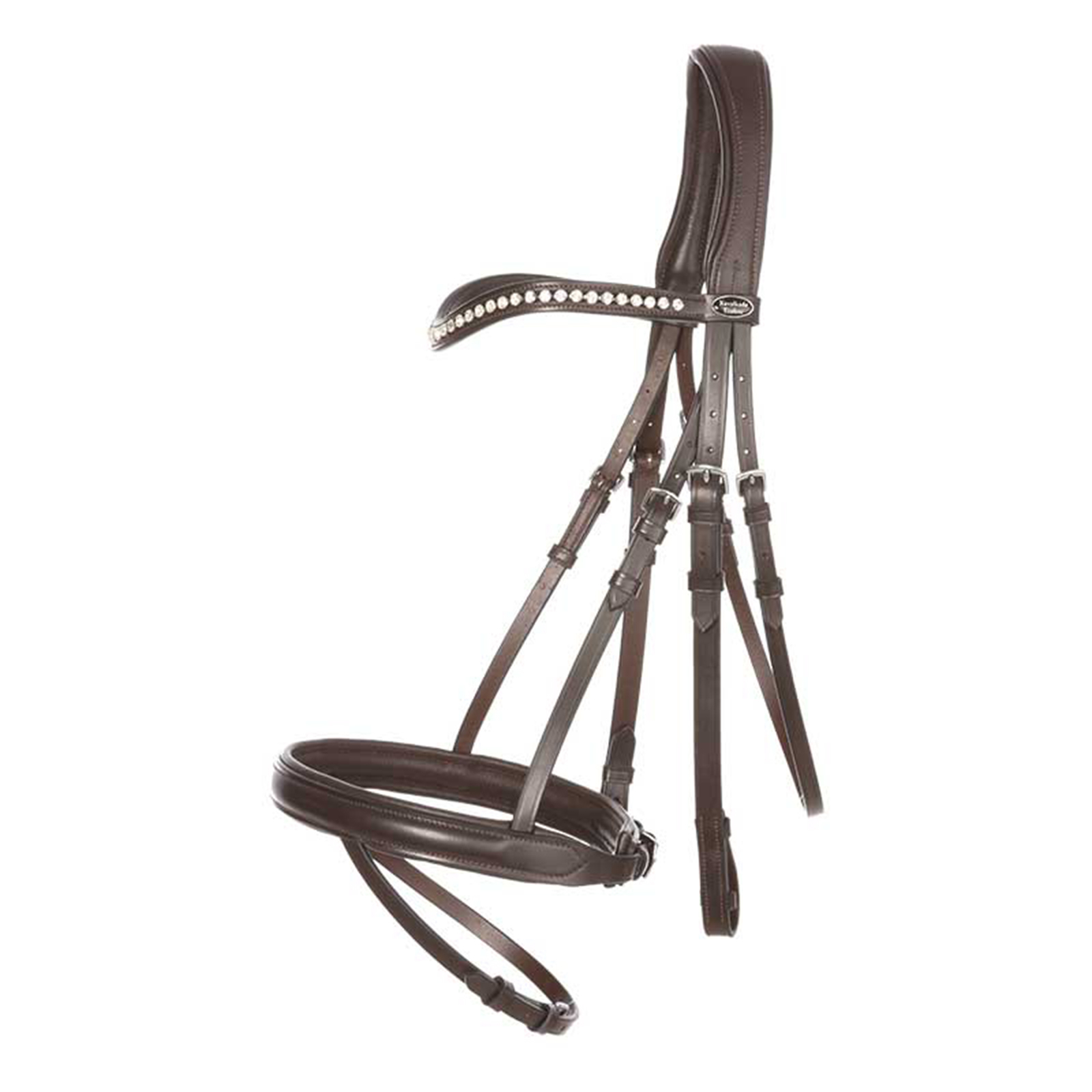 Cabezada Kavalkade Diana IR, muserola flash con riendas