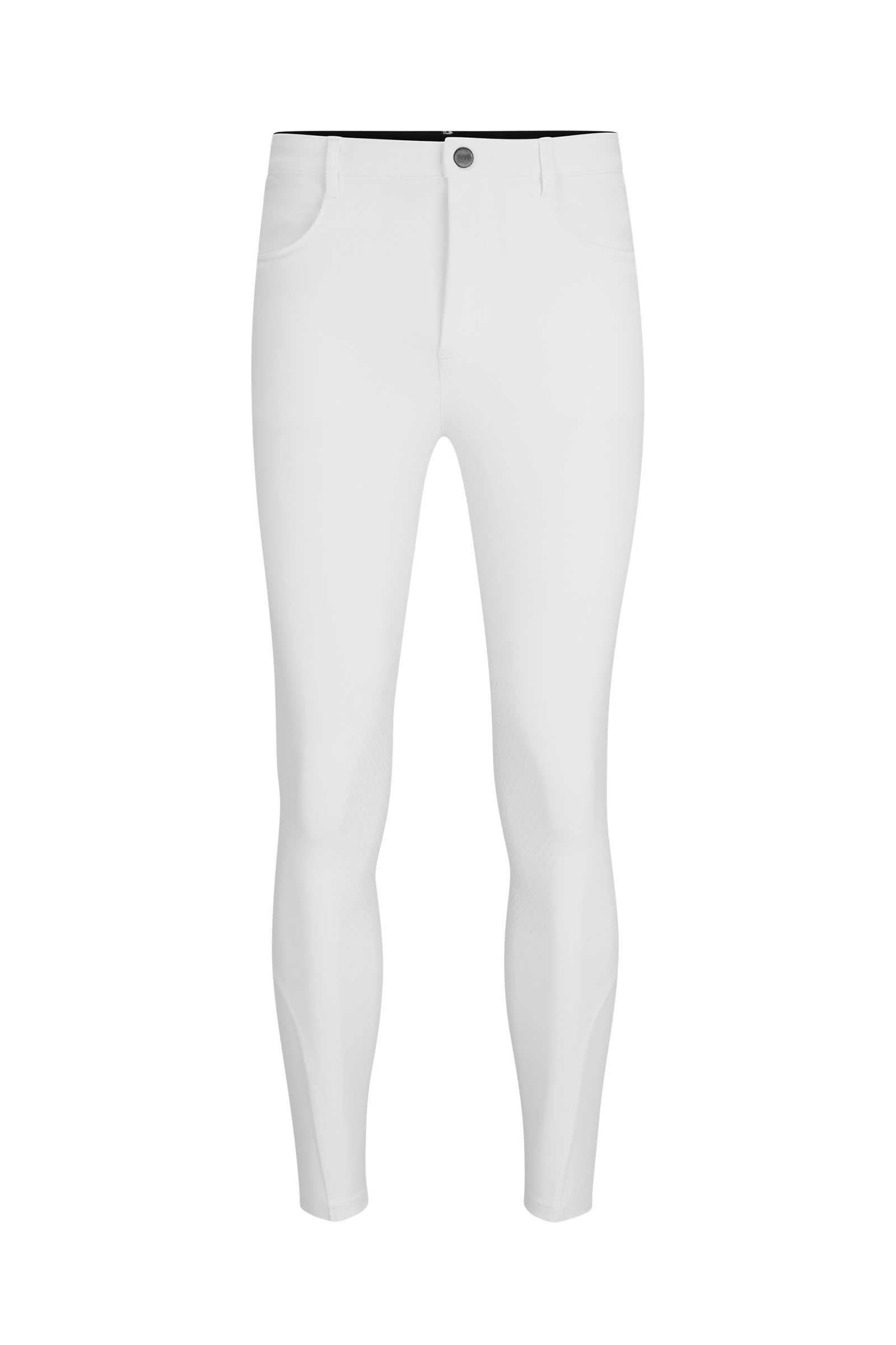 White Boss James pantalones de equitaci&oacute;n hombre knee grip