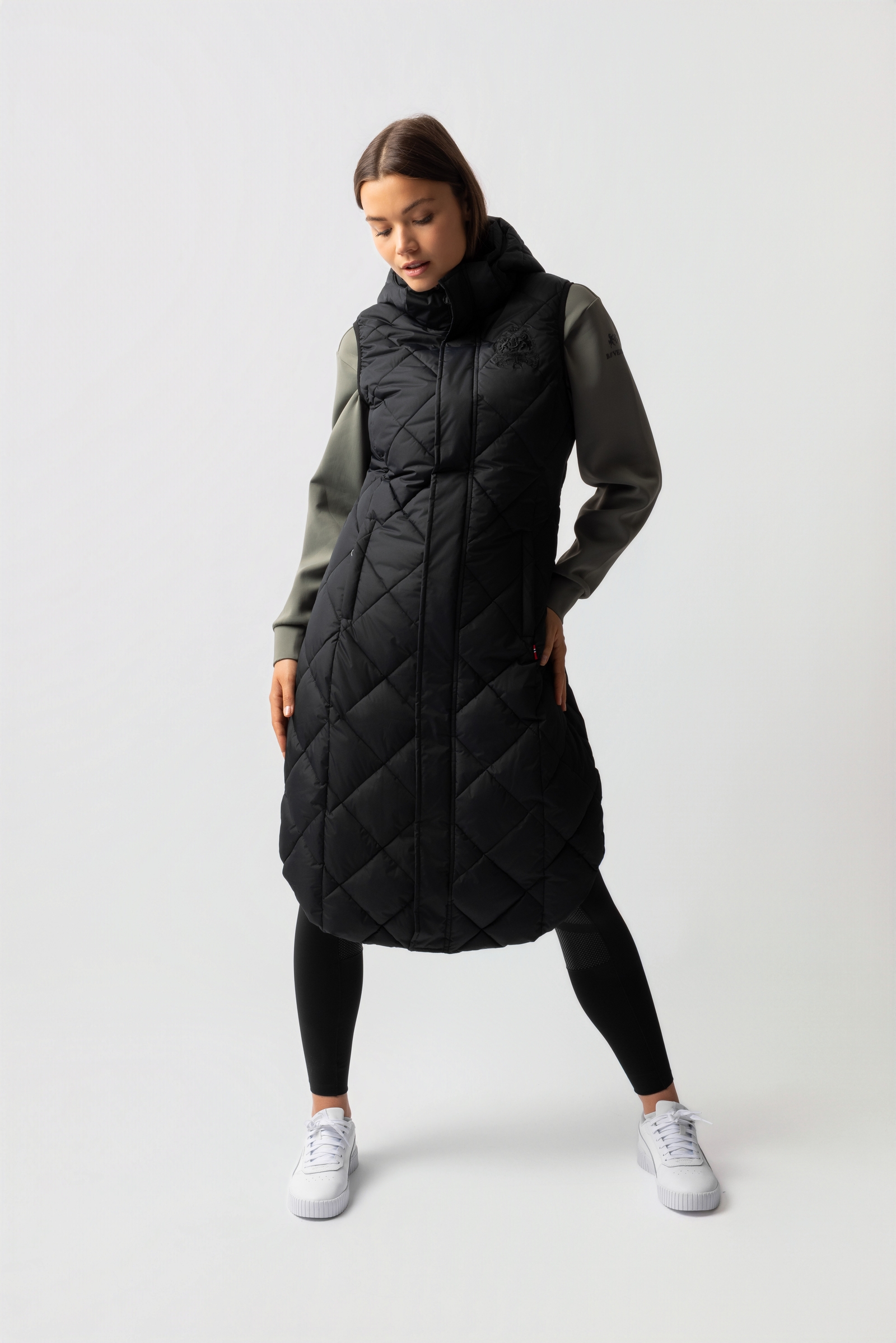 B Vertigo Gem Chaleco de Equitaci&oacute;n Acolchado Largo 