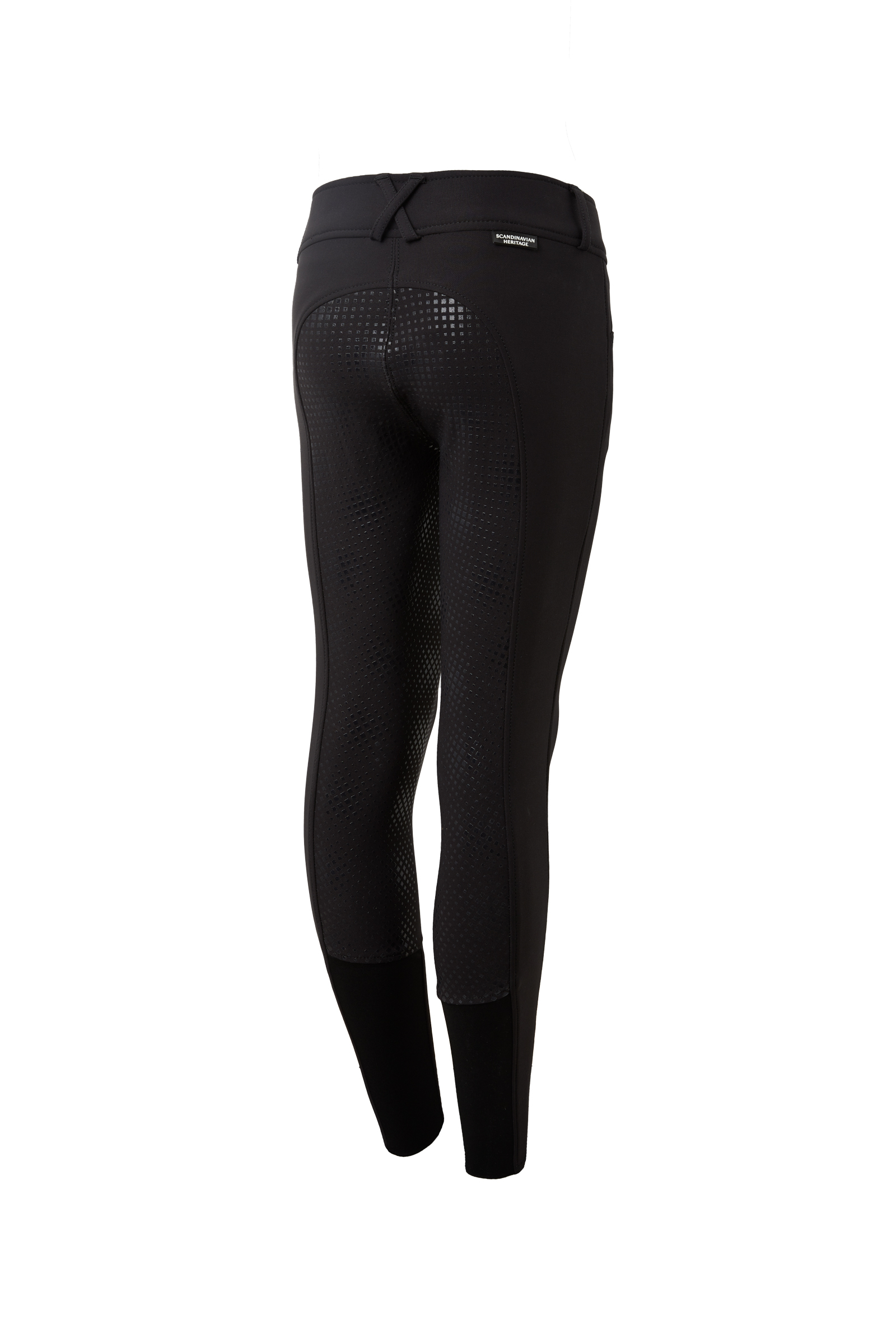 Horze Grand Prix pantalones de montar para ni&ntilde;os con asiento completo de silicona, UPF 50+