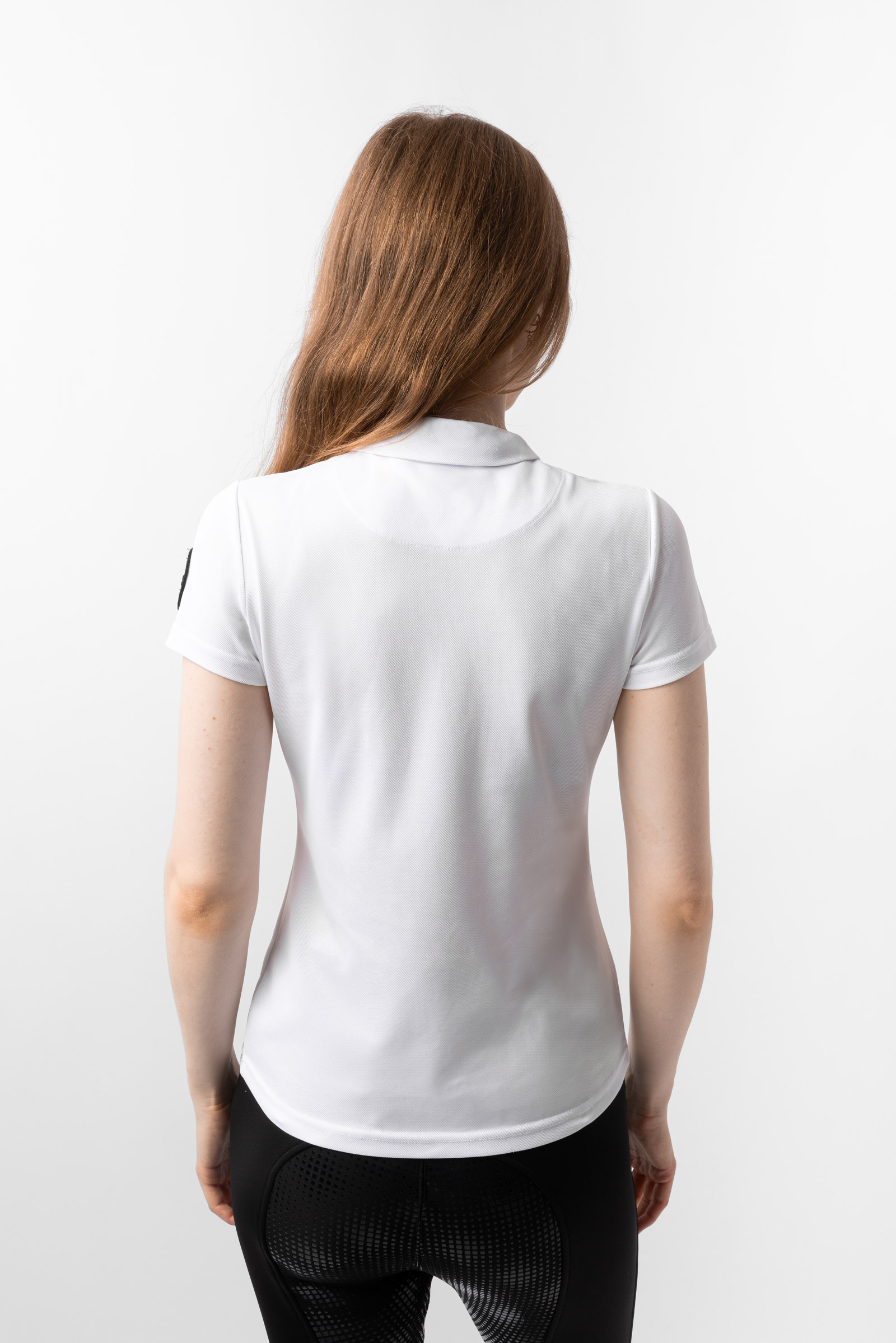 Camiseta Polo de Manga Corta Funcional para Mujer Horze Denise