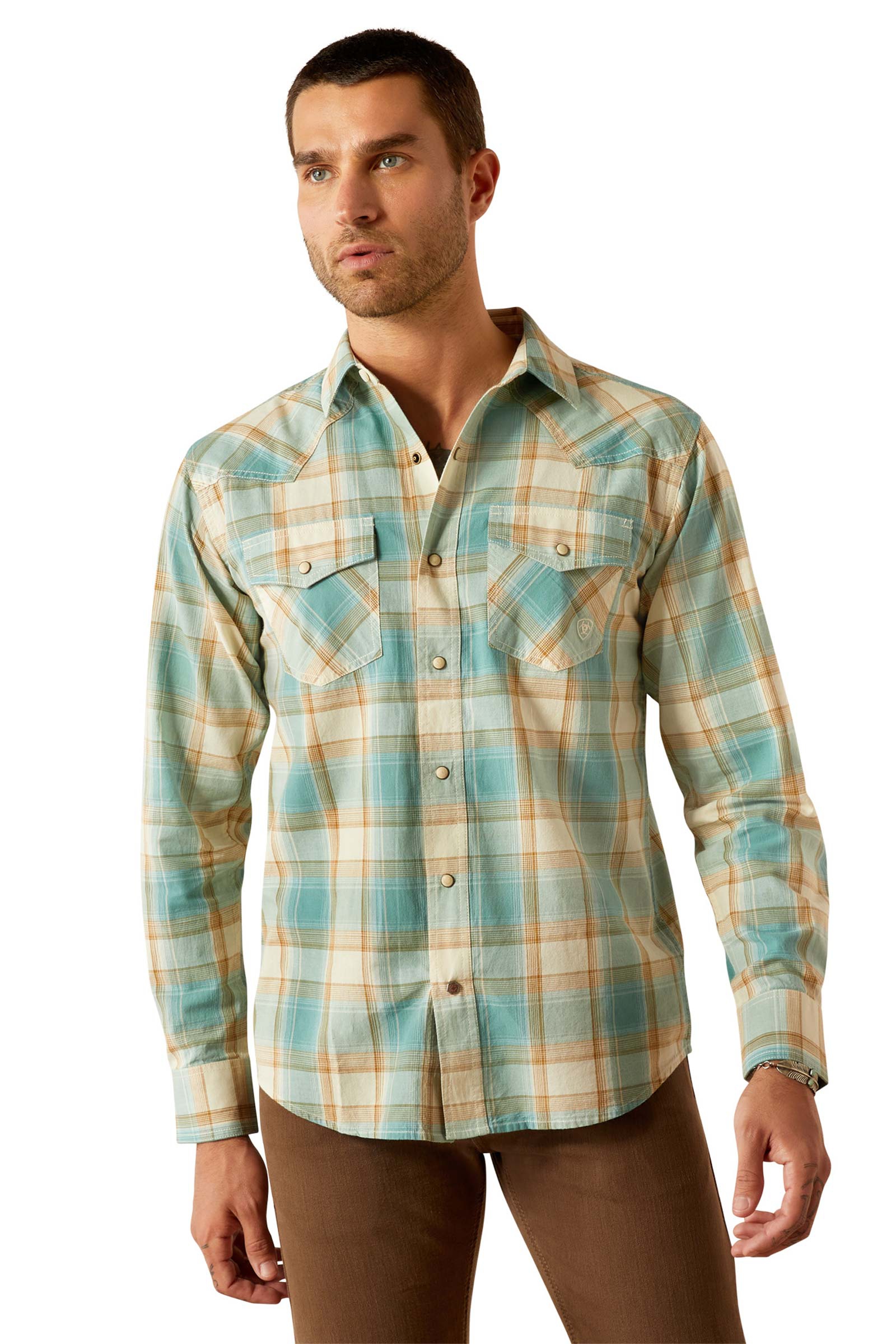 Ariat Hardin Retro camisa de manga larga para hombre