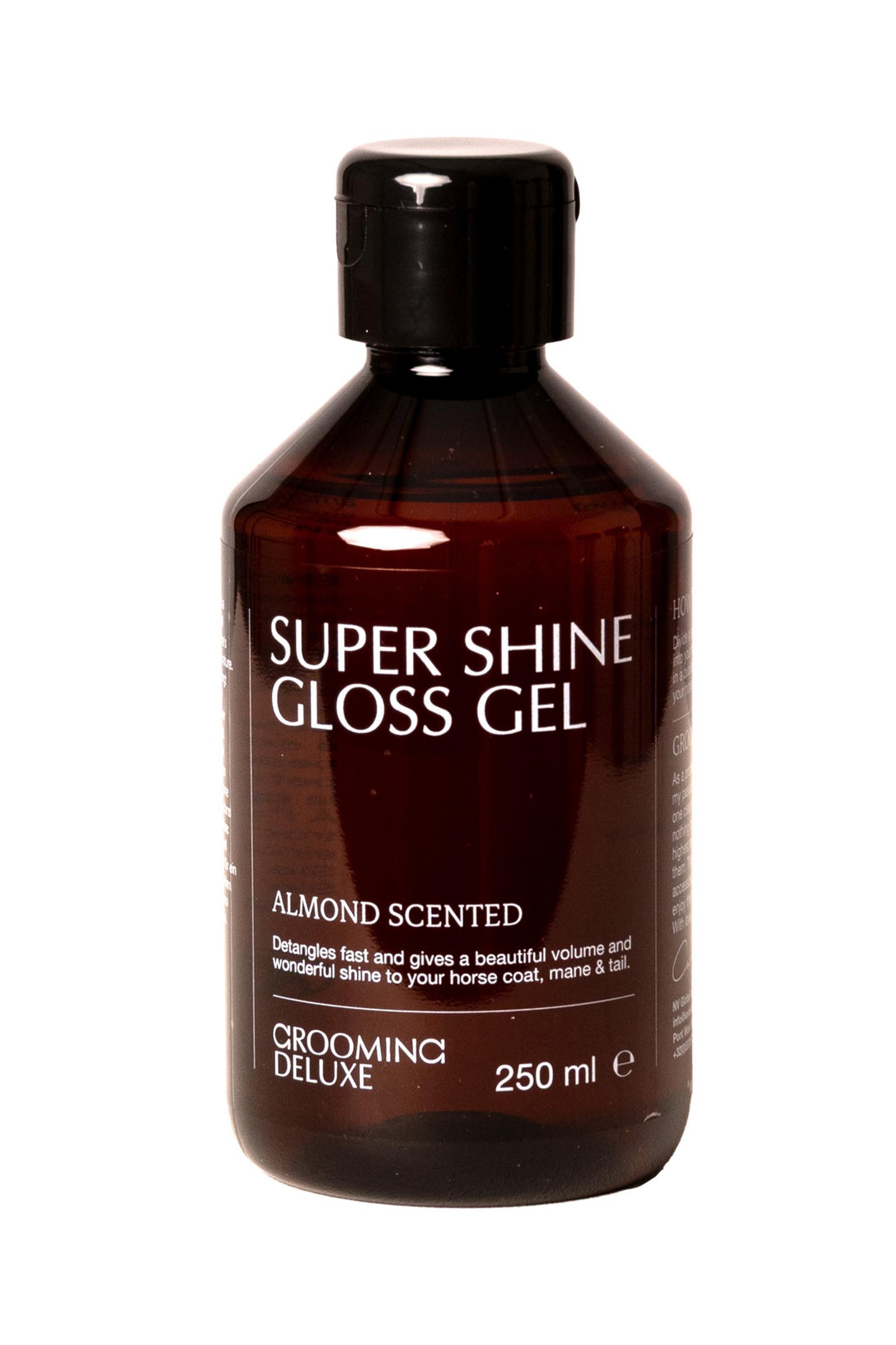 Grooming Deluxe Gel brillo almendra Super Shine, 250 ml