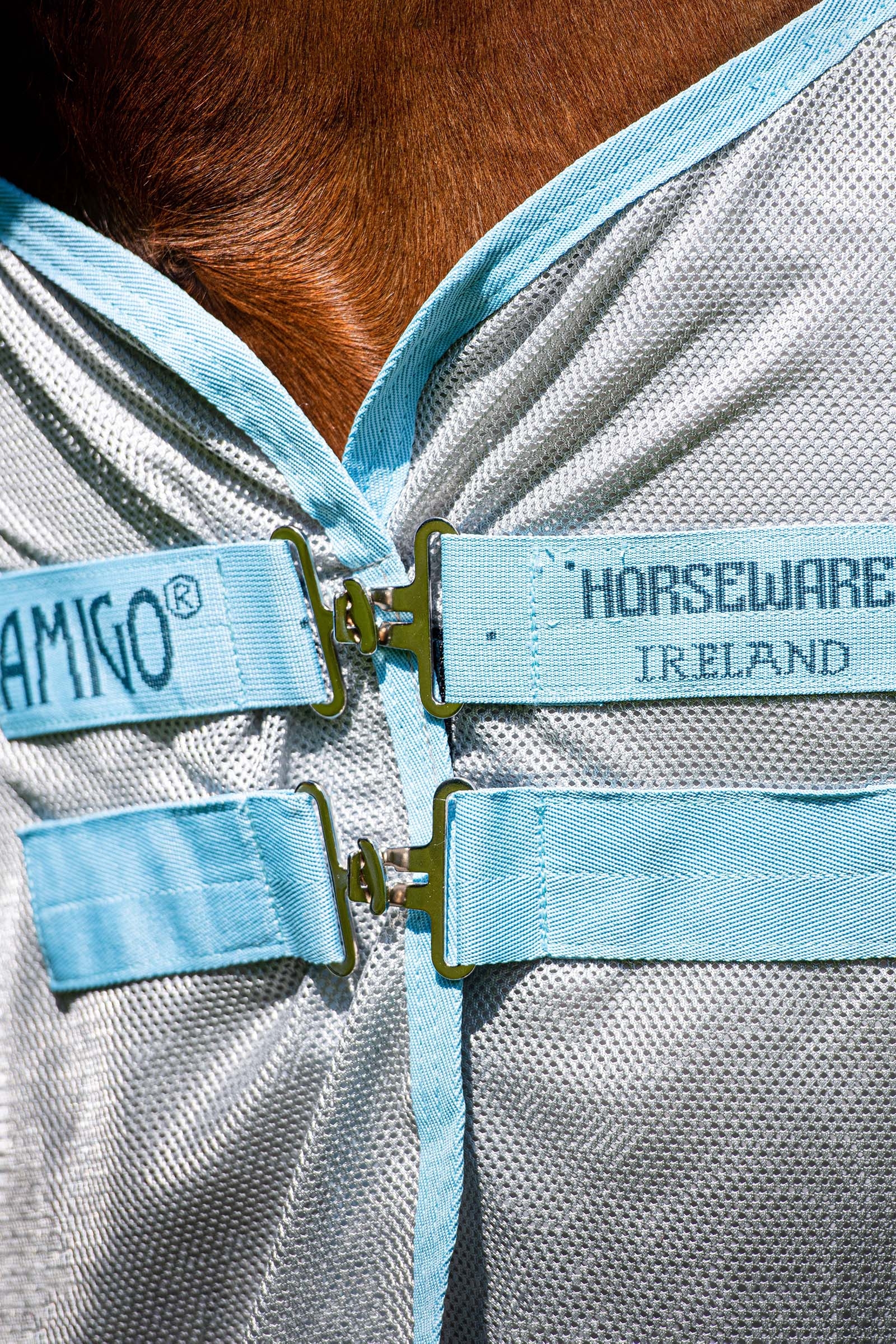 Horseware Amigo AmEco Bug Buster manta para moscas con cuello desmontable