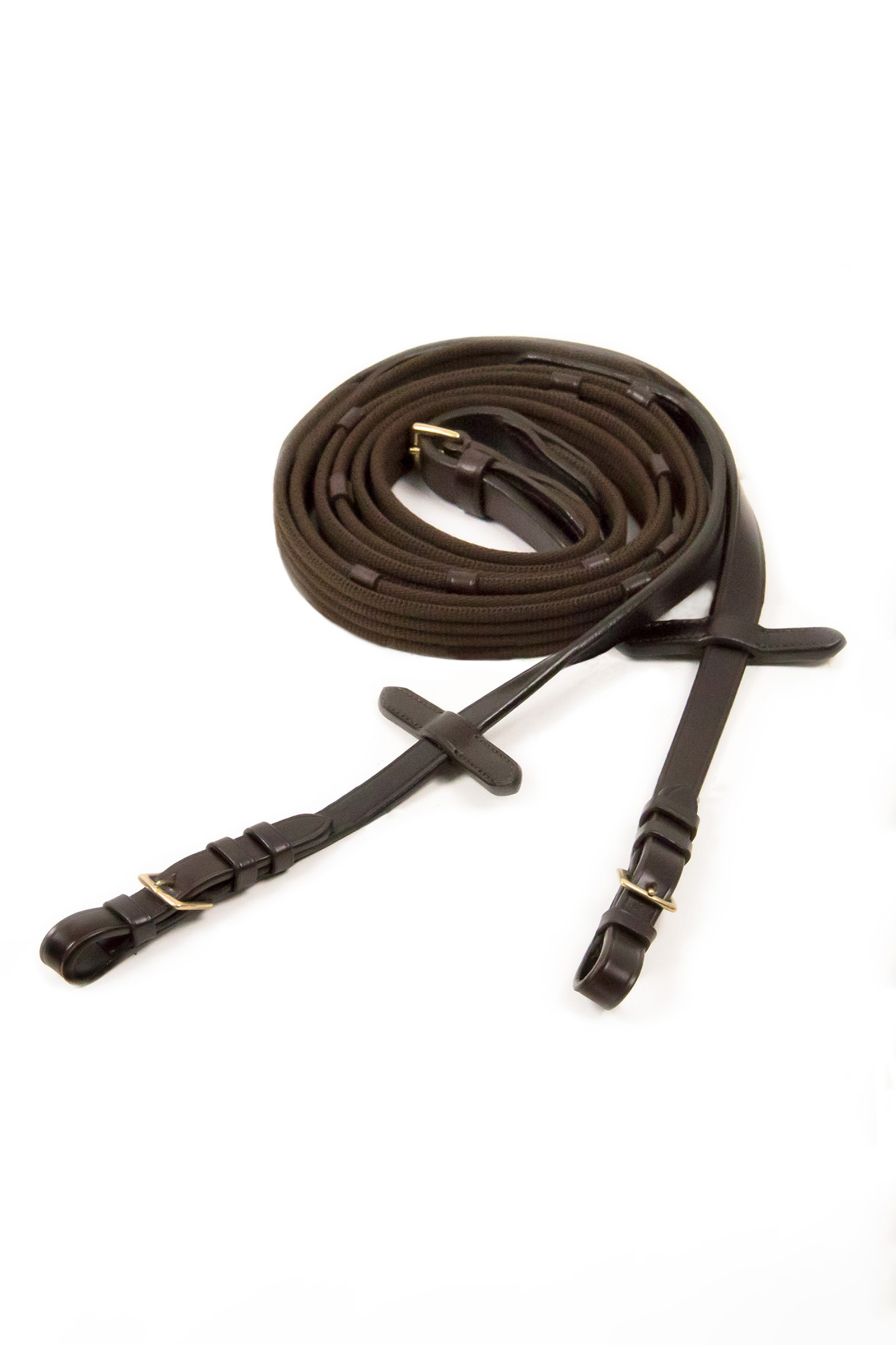 Riendas Schockem&ouml;hle Sports Web con hebillas, 5 paradas, tap&oacute;n de martingala