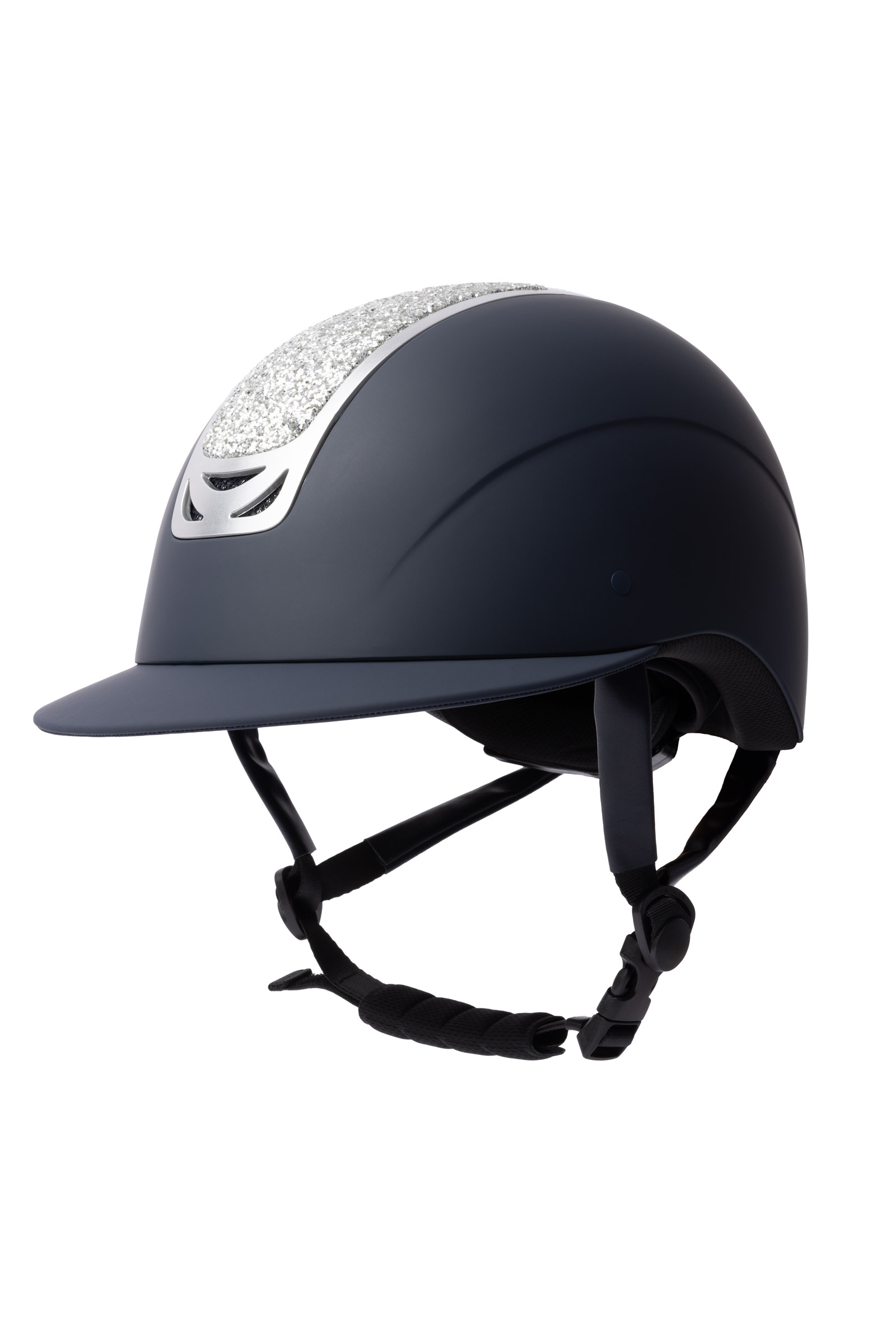 Horze Arix II Casco de equitación con adorno de cristal