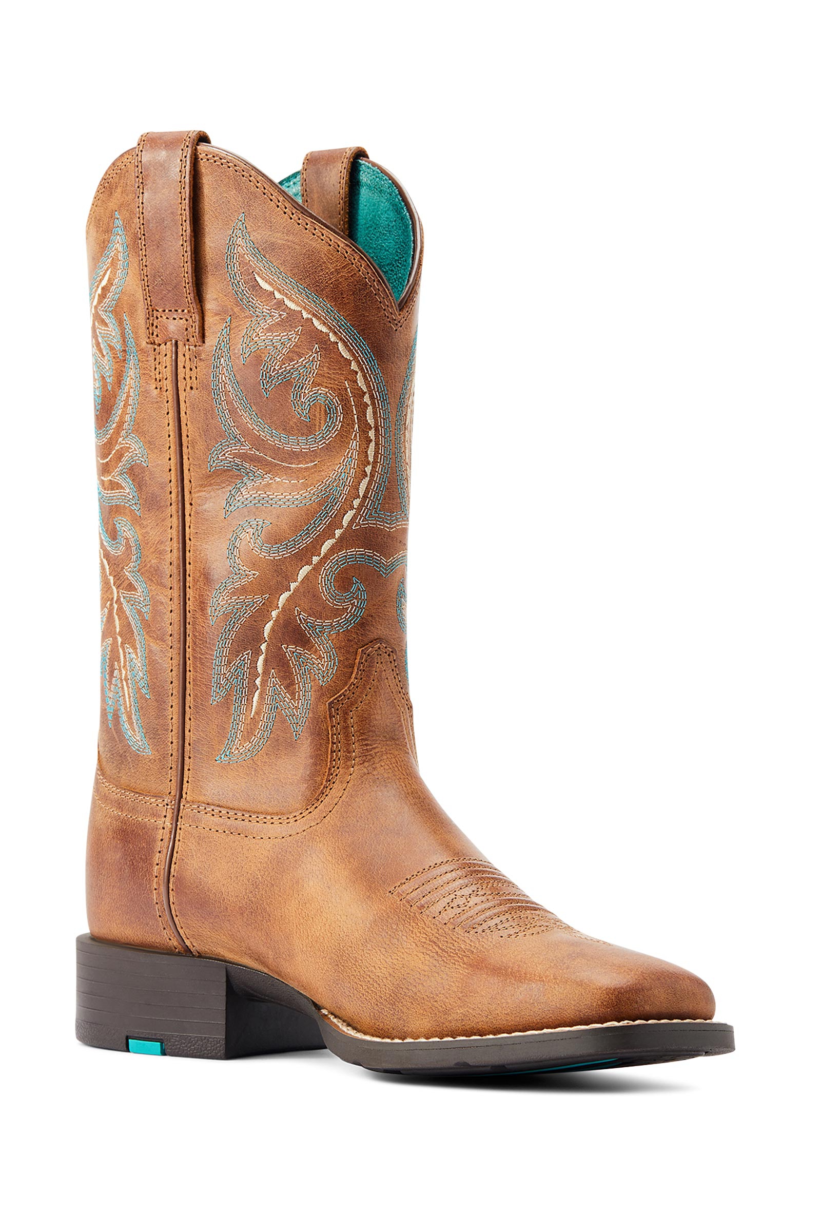 Ariat Round Up botas western para mujer con cremallera trasera