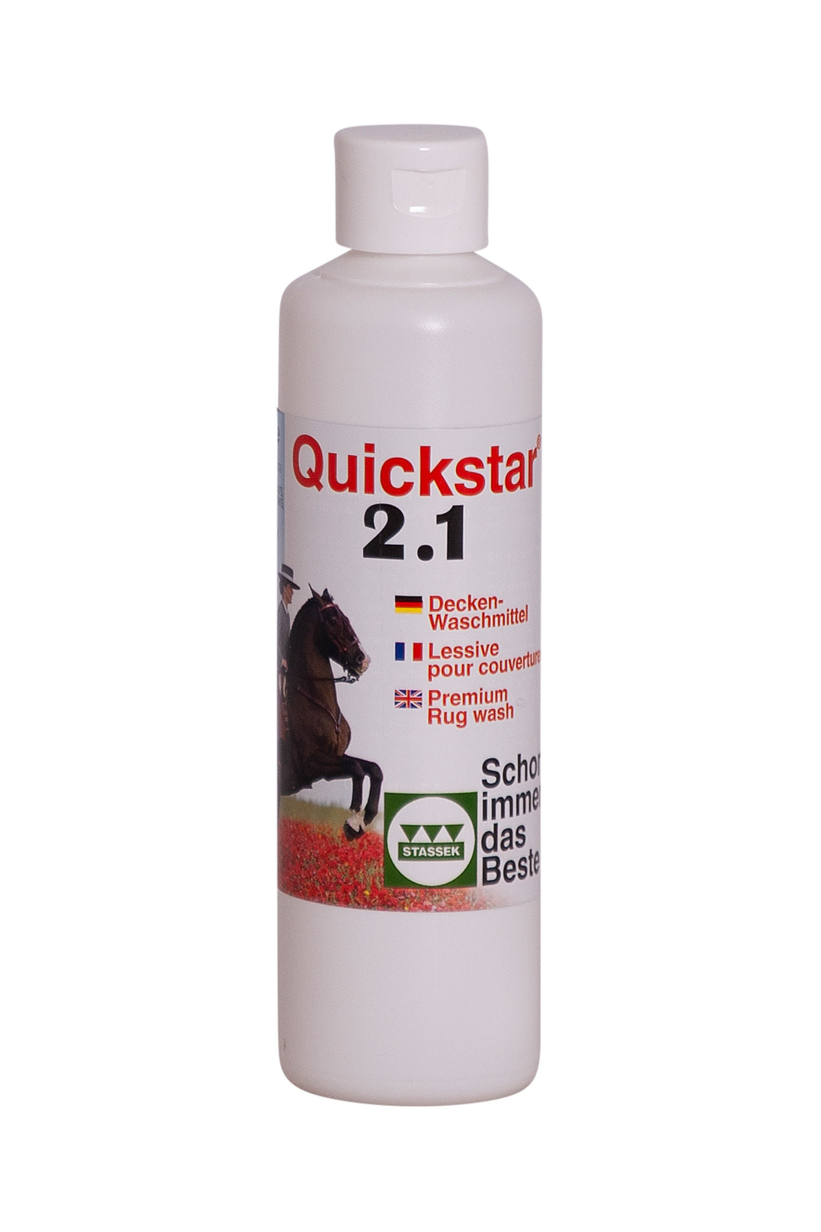 Stassek Quickstar 2.1 Detergente Premium para Mantas y Mantillas, 250 ml