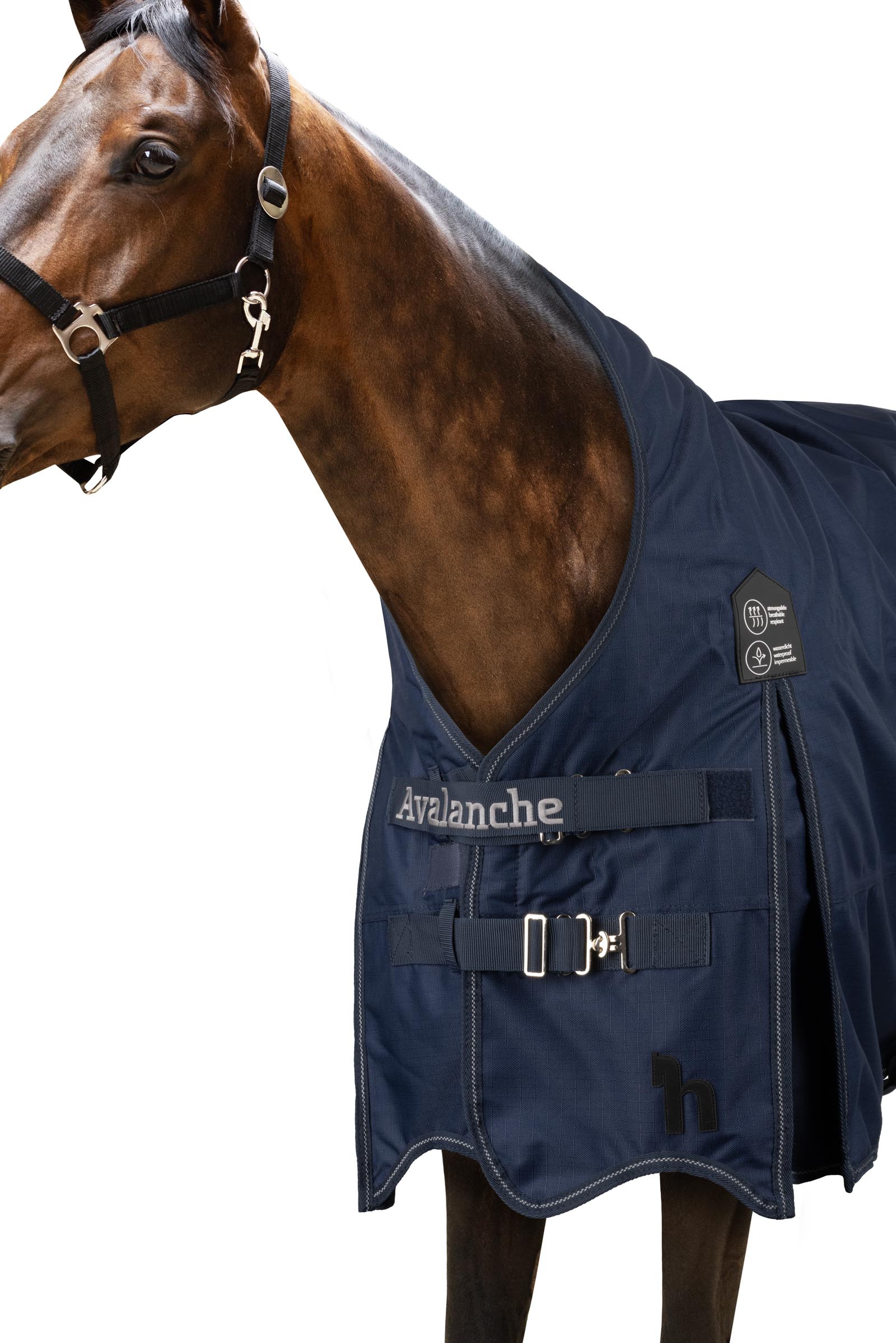 Manta Horze Avalanche Turnout con cuello alto, 150 g