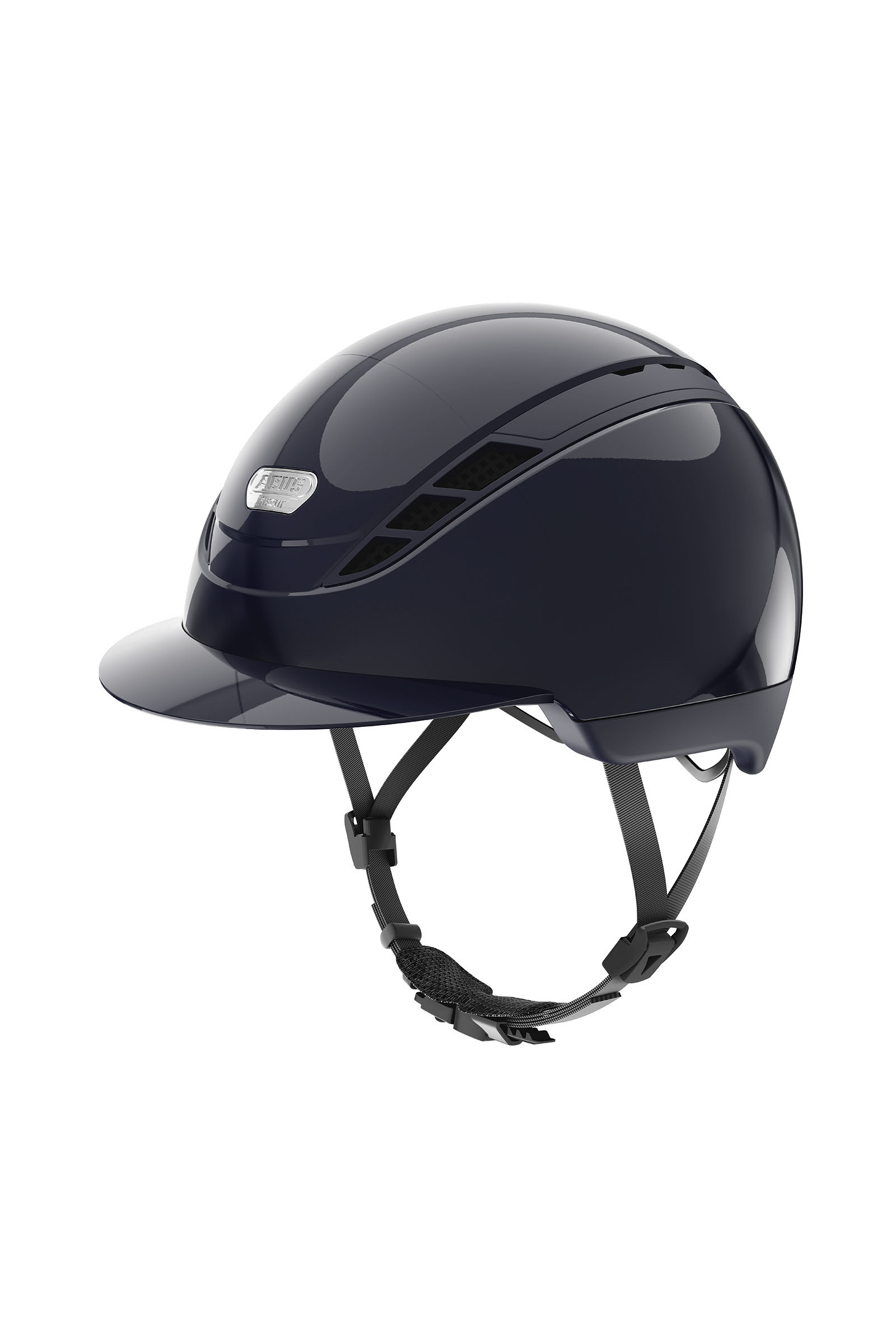 Dark Blue/ Shiny Abus Pikeur AirDuo Casco de equitaci&oacute;n, XS